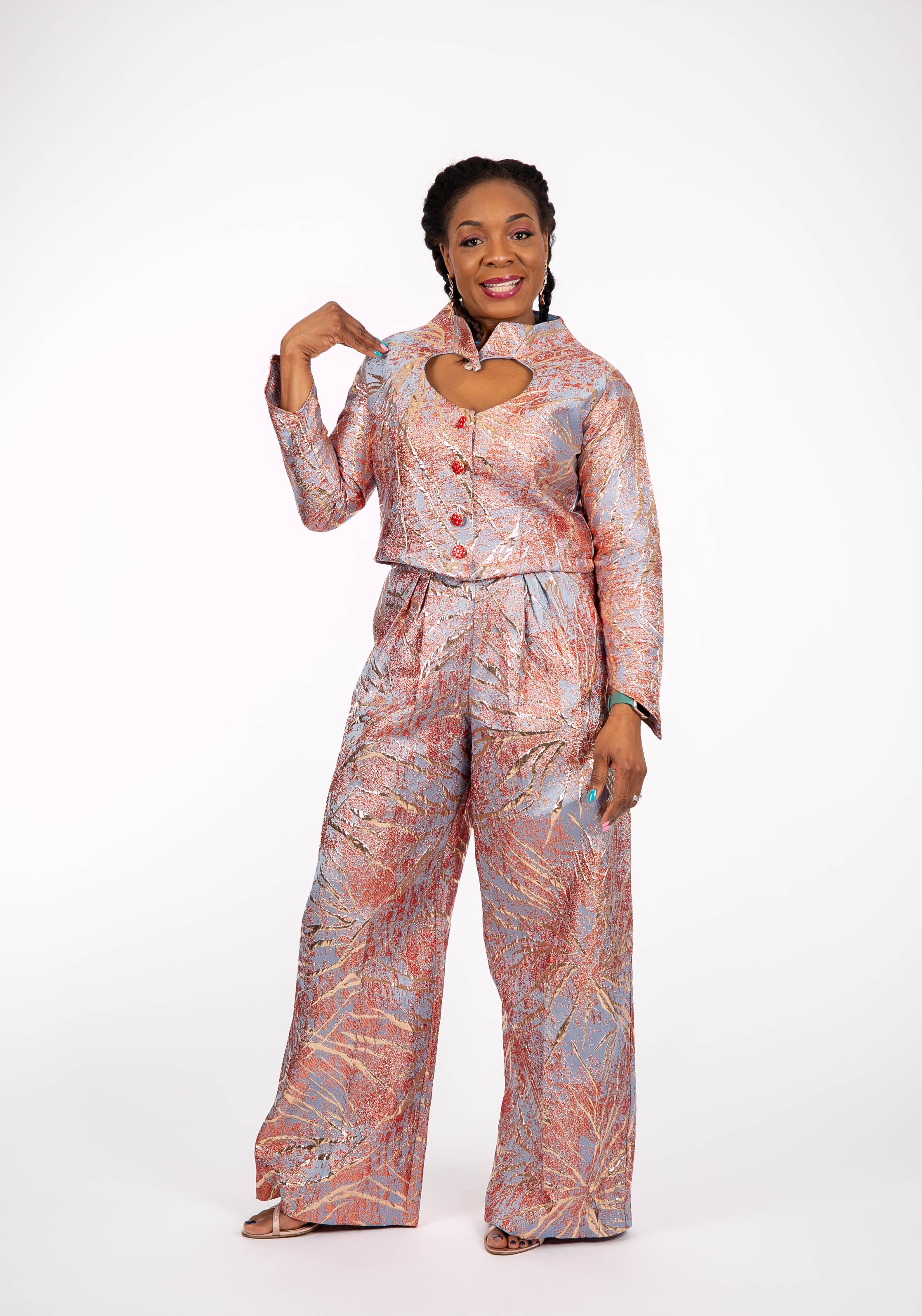 TemAD bespoke suit, aso ebi Bella, aso ebi style, aso ebi