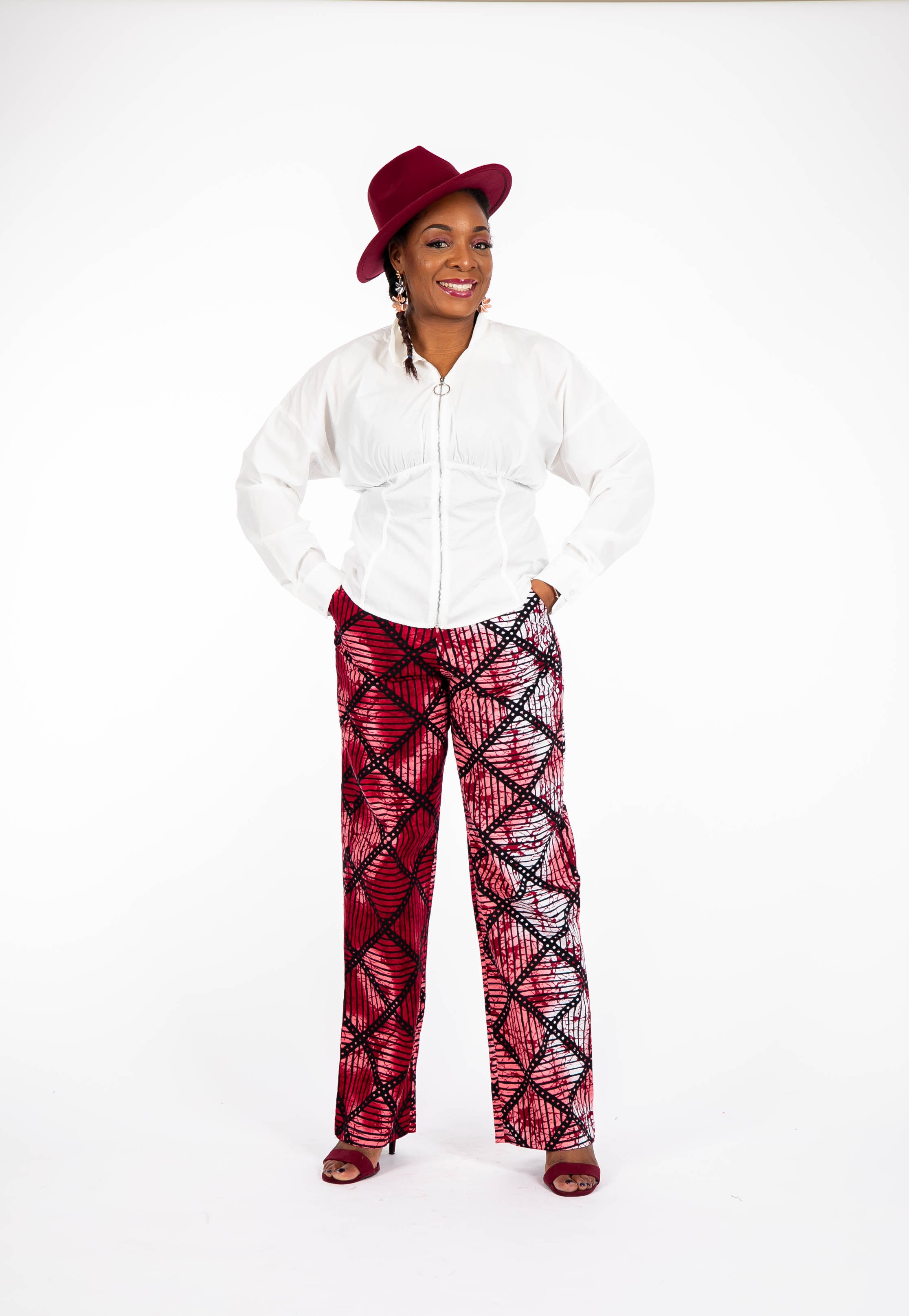 Temad collections african print ankara kimono palazzo, Stylish African print bottoms and tops, African print Ankara fabric, African trousers, African palazzo , African pants , African print casual palazzo , African trousers for ladies, African flared trousers, Ankara palazzo, Ankara trousers, Ankara pants, latest Ankara palazzo, african palazzo and tops, stylish african trousers, red palazzo