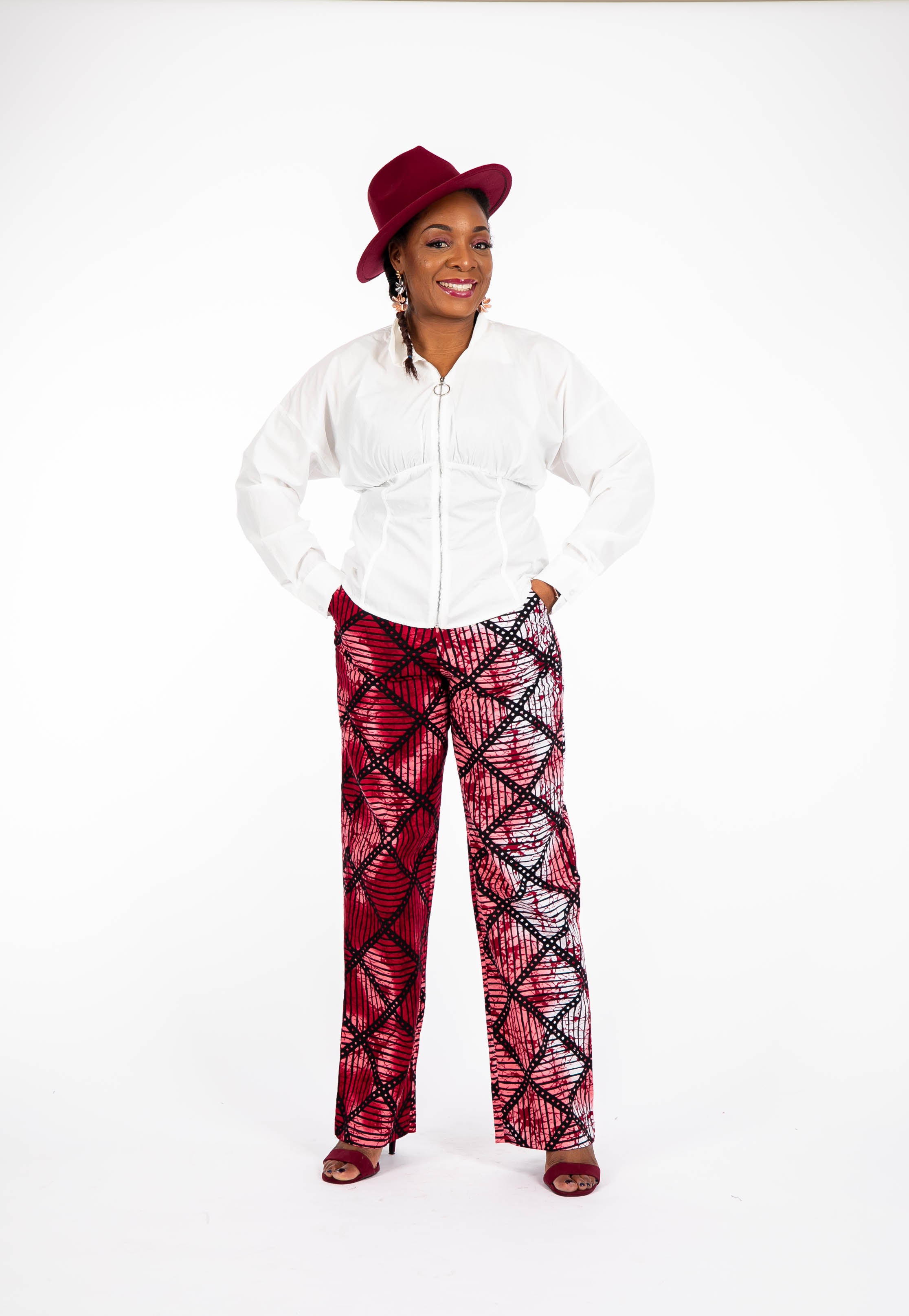 Temad collections african print ankara kimono palazzo, Stylish African print bottoms and tops, African print Ankara fabric, African trousers, African palazzo , African pants , African print casual palazzo , African trousers for ladies, African flared trousers, Ankara palazzo, Ankara trousers, Ankara pants, latest Ankara palazzo, african palazzo and tops, stylish african trousers, red palazzo 