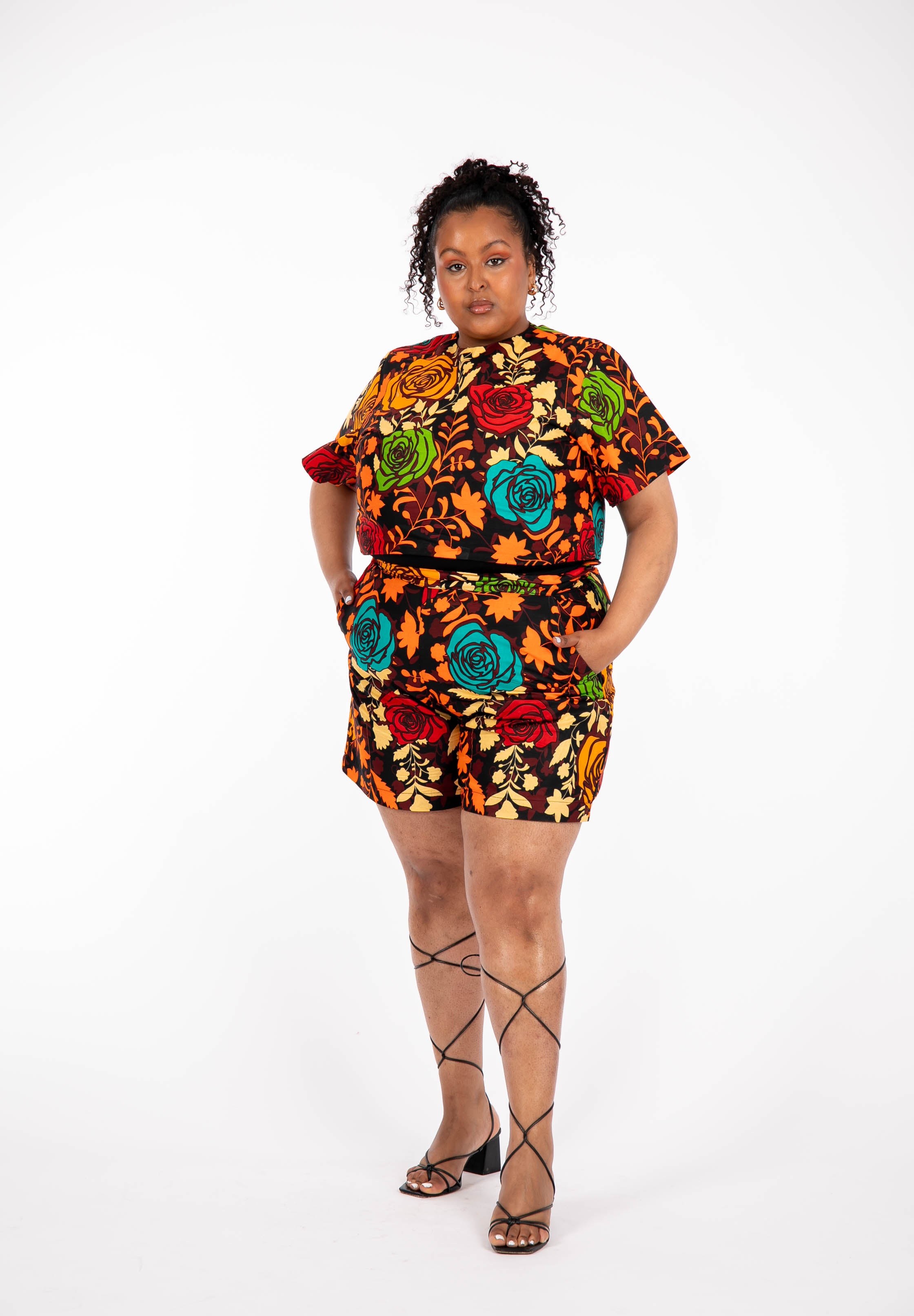 Temad collections Bombon african print ankara shorts and top, Stylish African print bottoms and tops, African print Ankara fabric, African shorts, African shorts , African shorts , African print casual palazzo , African shorts for ladies, African flared trousers, Ankara shorts, Ankara top, Ankara crop top, latest Ankara shorts, african floral shorts and tops, stylish african shorts, african crop top matching shorts