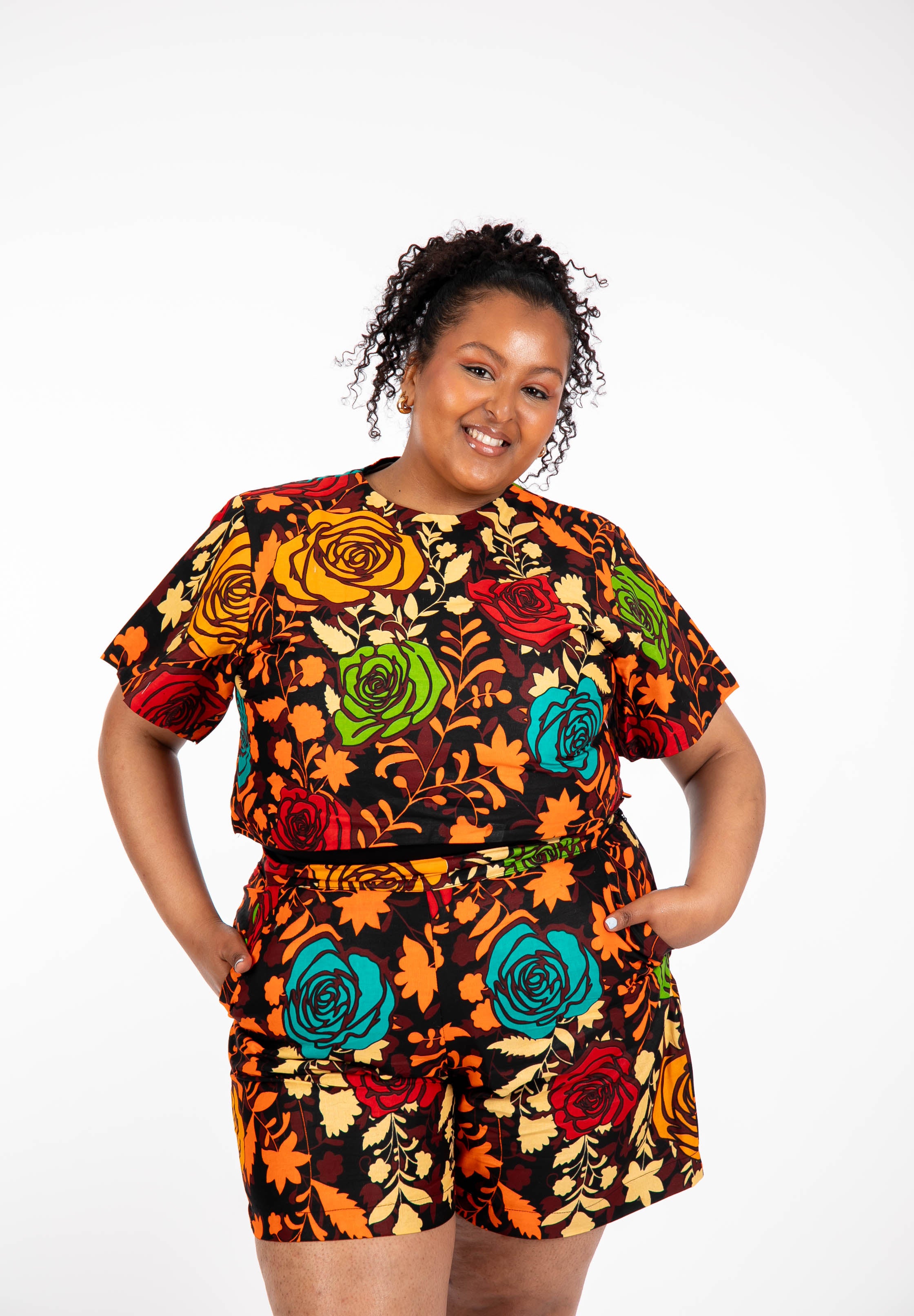 Temad collections Bombon african print ankara shorts and top, Stylish African print bottoms and tops, African print Ankara fabric, African shorts, African shorts , African shorts , African print casual palazzo , African shorts for ladies, African flared trousers, Ankara shorts, Ankara top, Ankara crop top, latest Ankara shorts, african floral shorts and tops, stylish african shorts, african crop top matching shorts
