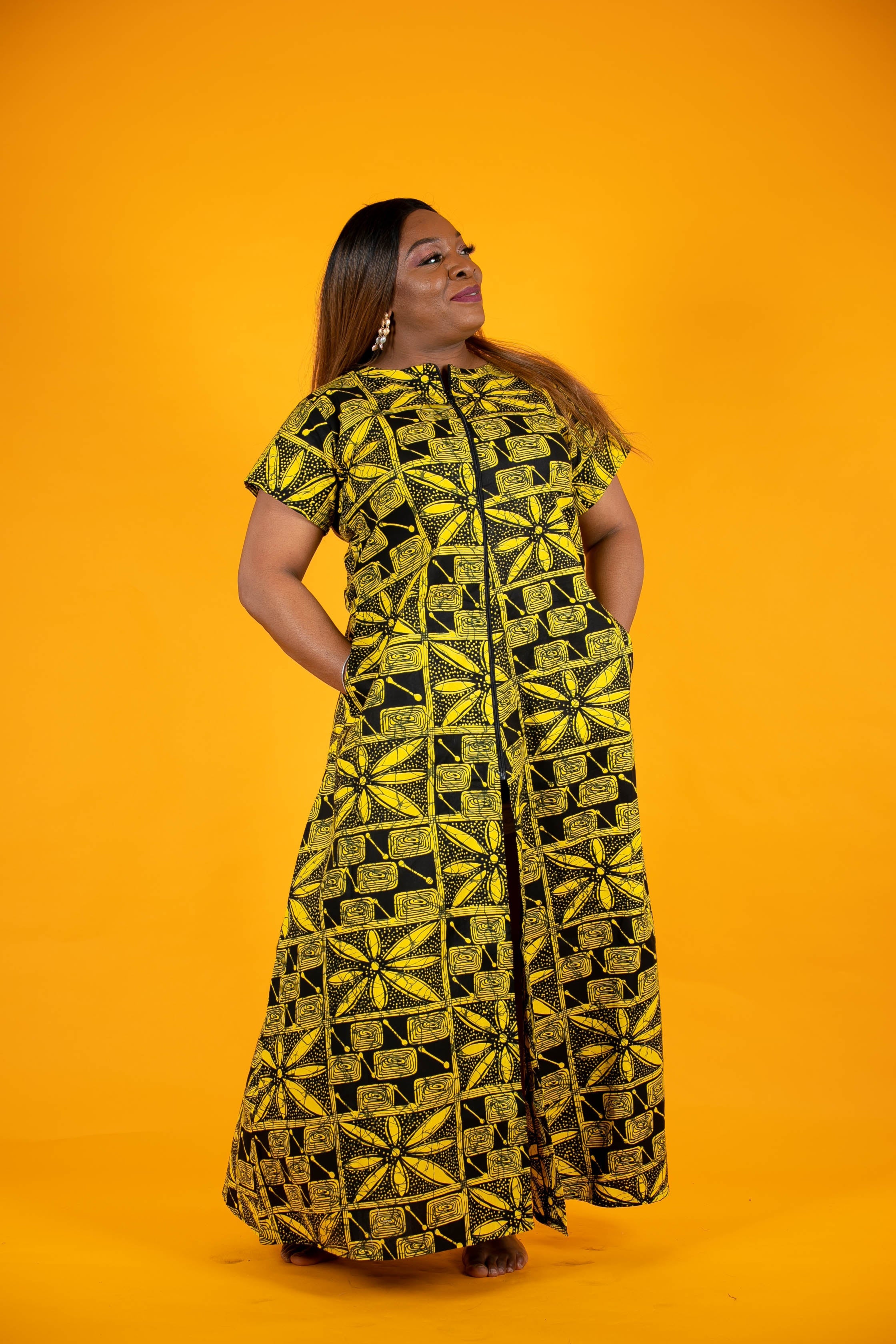temad collections african print ankara front zip maxi dress with pockets, Stylish African print dresses, Modern African dresses, Ankara dress for ladies, Latest Ankara dresses, Long Ankara dresses, ankara dresses Uk. Ankara dresses styles, stylish Ankara dresses, beautiful African dresses, African Ankara dresses for ladies, African dresses styles, ankara print, ankara maxi dresses,Ankara midi dresses, Ankara short dresses, African maxi dress, , African midi dress, , African short dress