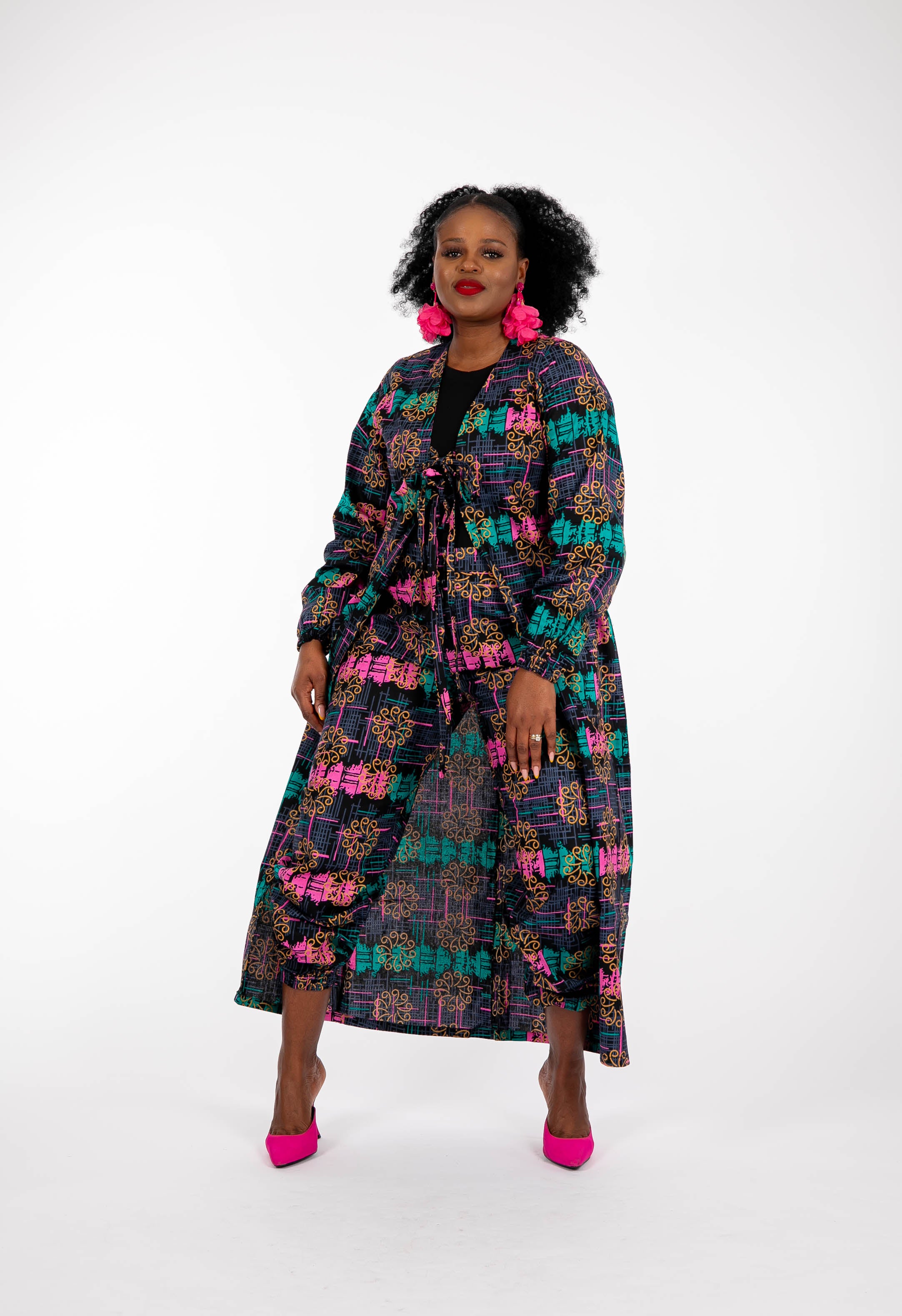 Temad collections Nena african print ankara kimono palazzo, Stylish African print bottoms and kimono, African print Ankara fabric, African kimono, African palazzo , African kimono , African print casual kimono , African kimono for ladies, African flared trousers, Ankara palazzo, Ankara kimono, Ankara pants, latest Ankara kimono, african palazzo and kimono, stylish african kimono, long african print kimono, japanese kimono, beach cover up, african print kimono jacket uk