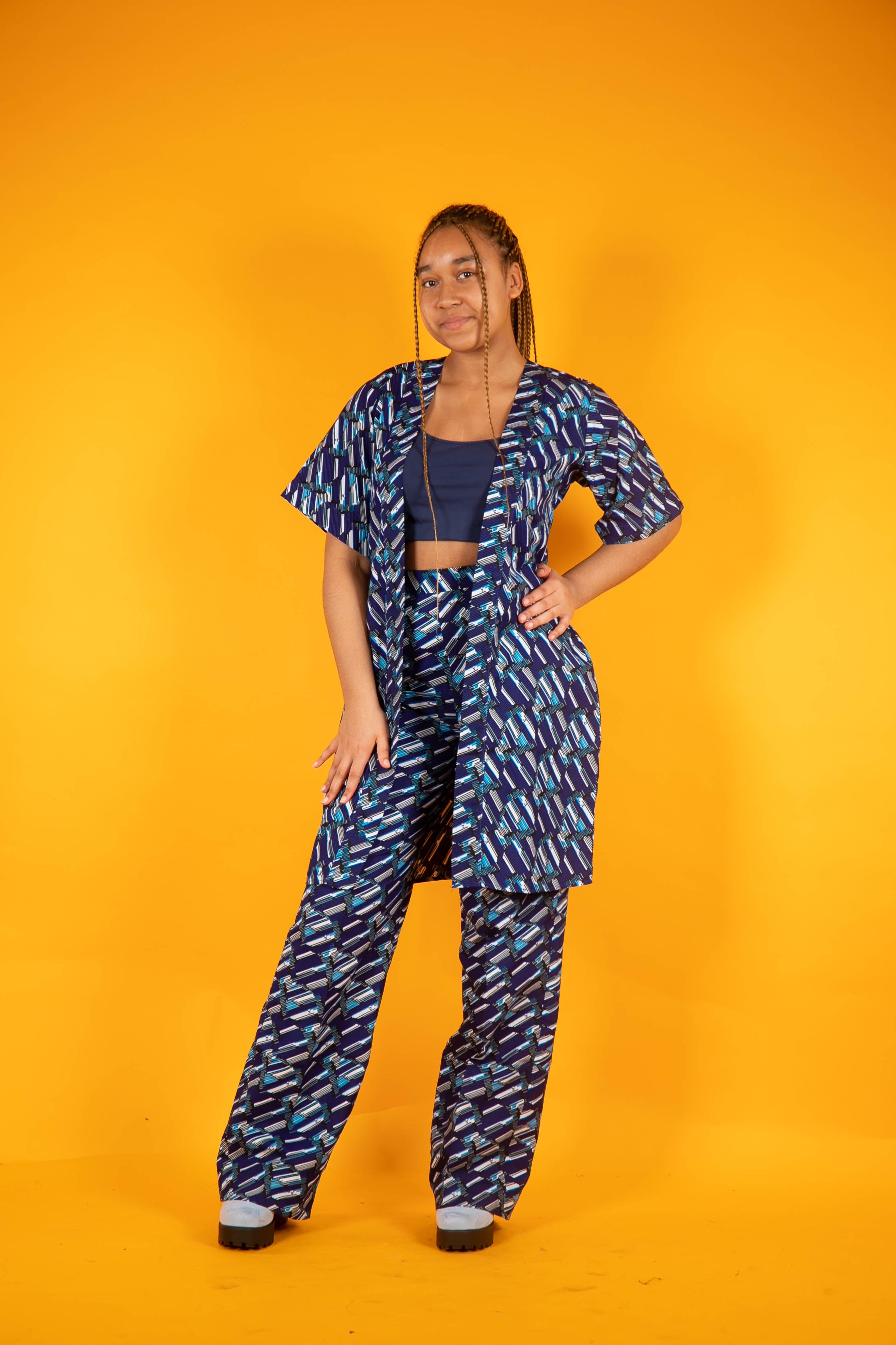 temad collection african print ankara kimono palazzo