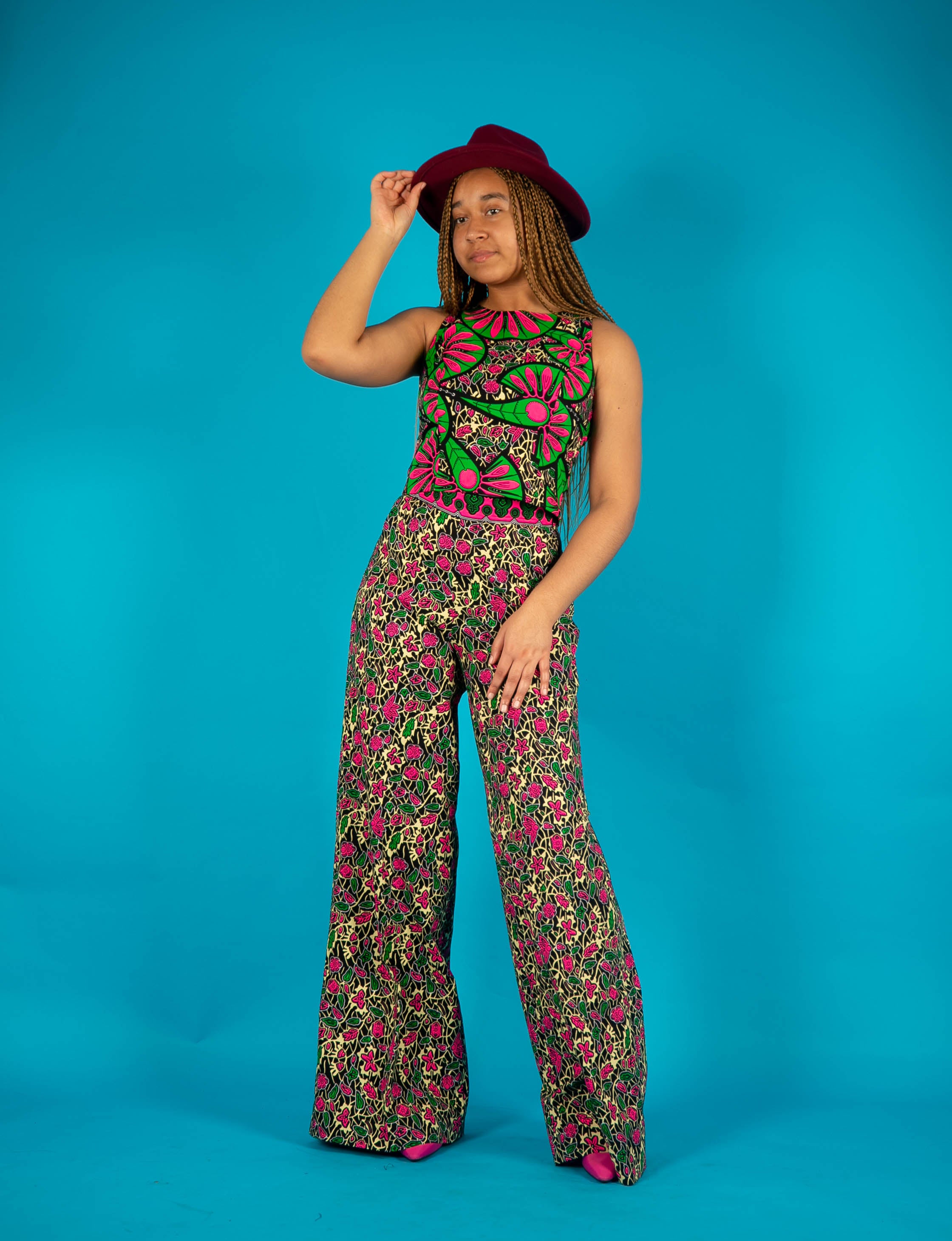 temad collections african print ankara pink barbie palazzo trousers, Stylish African print bottoms and tops, African print Ankara fabric, African trousers, African palazzo , African pants , African print casual palazzo , African trousers for ladies, African flared trousers, Ankara palazzo, Ankara trousers, Ankara pants, latest Ankara palazzo, african palazzo and tops 