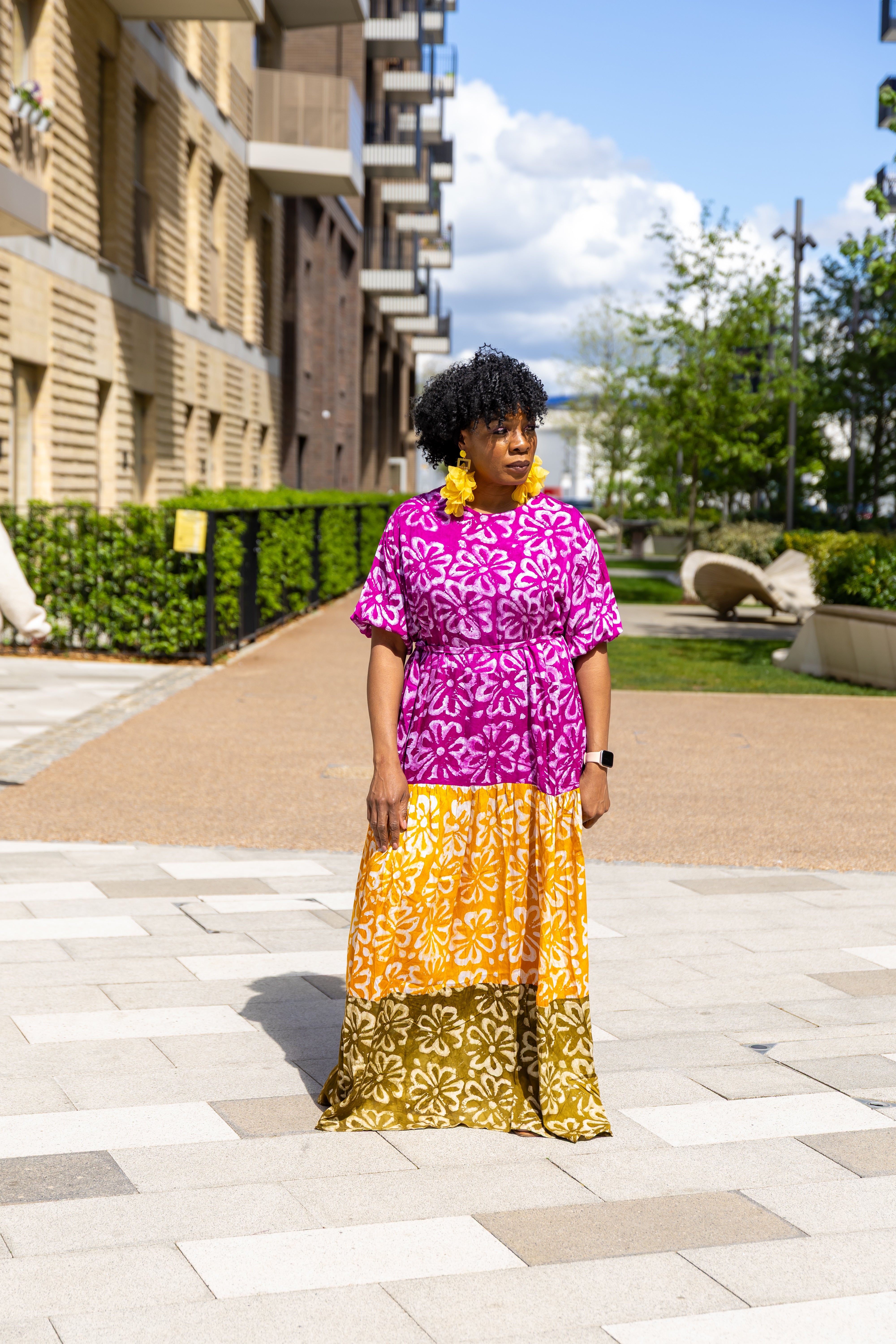 temad collections african print adire puff sleeves maxi a line dress, Stylish African print dresses, Modern African dresses, Ankara dress for ladies, Latest adire dresses, Long Ankara dresses, ankara dresses Uk. Adire dresses styles, stylish Ankara dresses, beautiful African dresses, African dresses styles, adire print, ankara maxi dresses, Ankara blue dresses, Ankara long dresses, African maxi dress, , African midi dress, African maxi dress, latest maxi dress, layered maxi dress