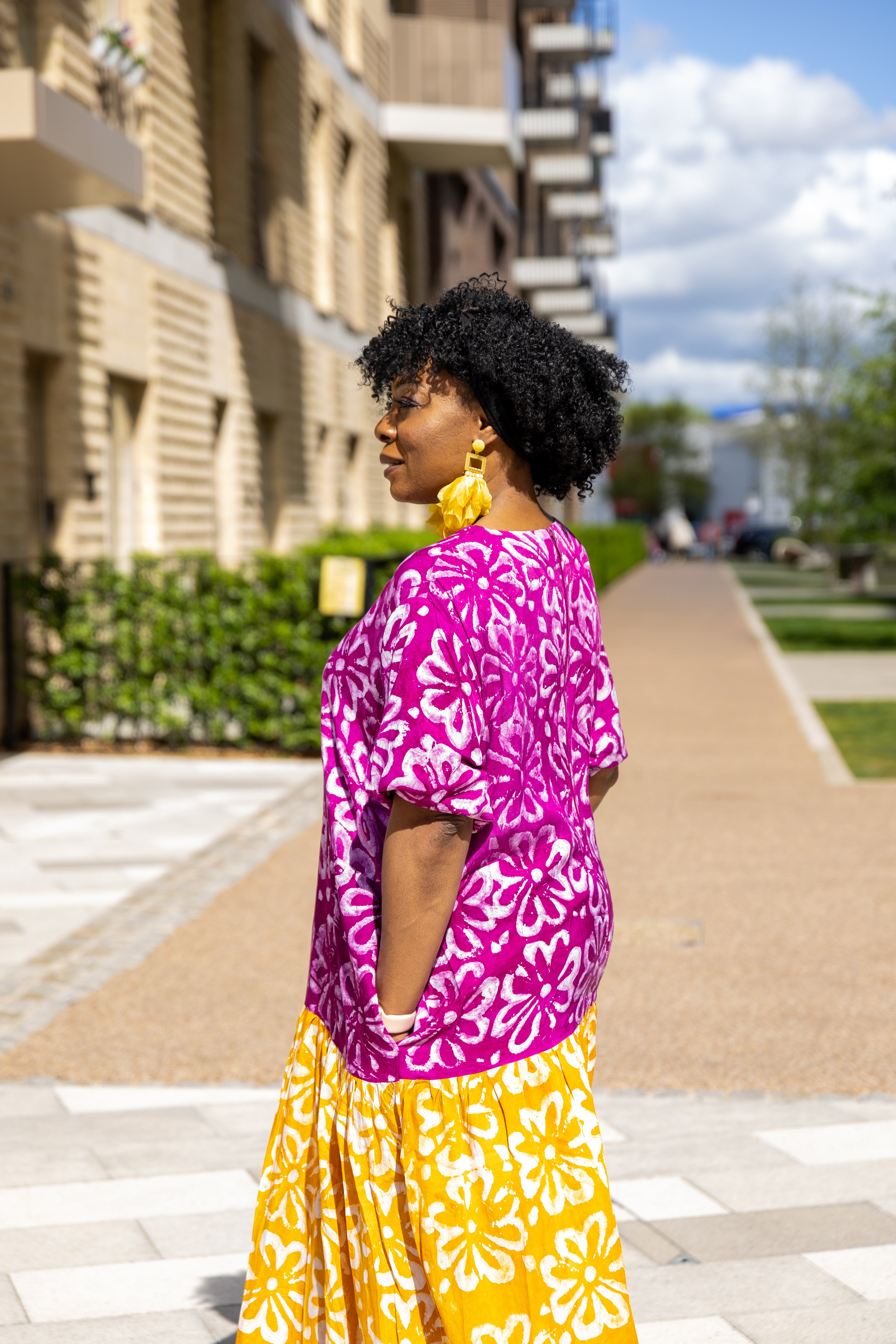 temad collections african print adire puff sleeves maxi a line dress, Stylish African print dresses, Modern African dresses, Ankara dress for ladies, Latest adire dresses, Long Ankara dresses, ankara dresses Uk. Adire dresses styles, stylish Ankara dresses, beautiful African dresses, African dresses styles, adire print, ankara maxi dresses, Ankara blue dresses, Ankara long dresses, African maxi dress, , African midi dress, African maxi dress, latest maxi dress, layered maxi dress