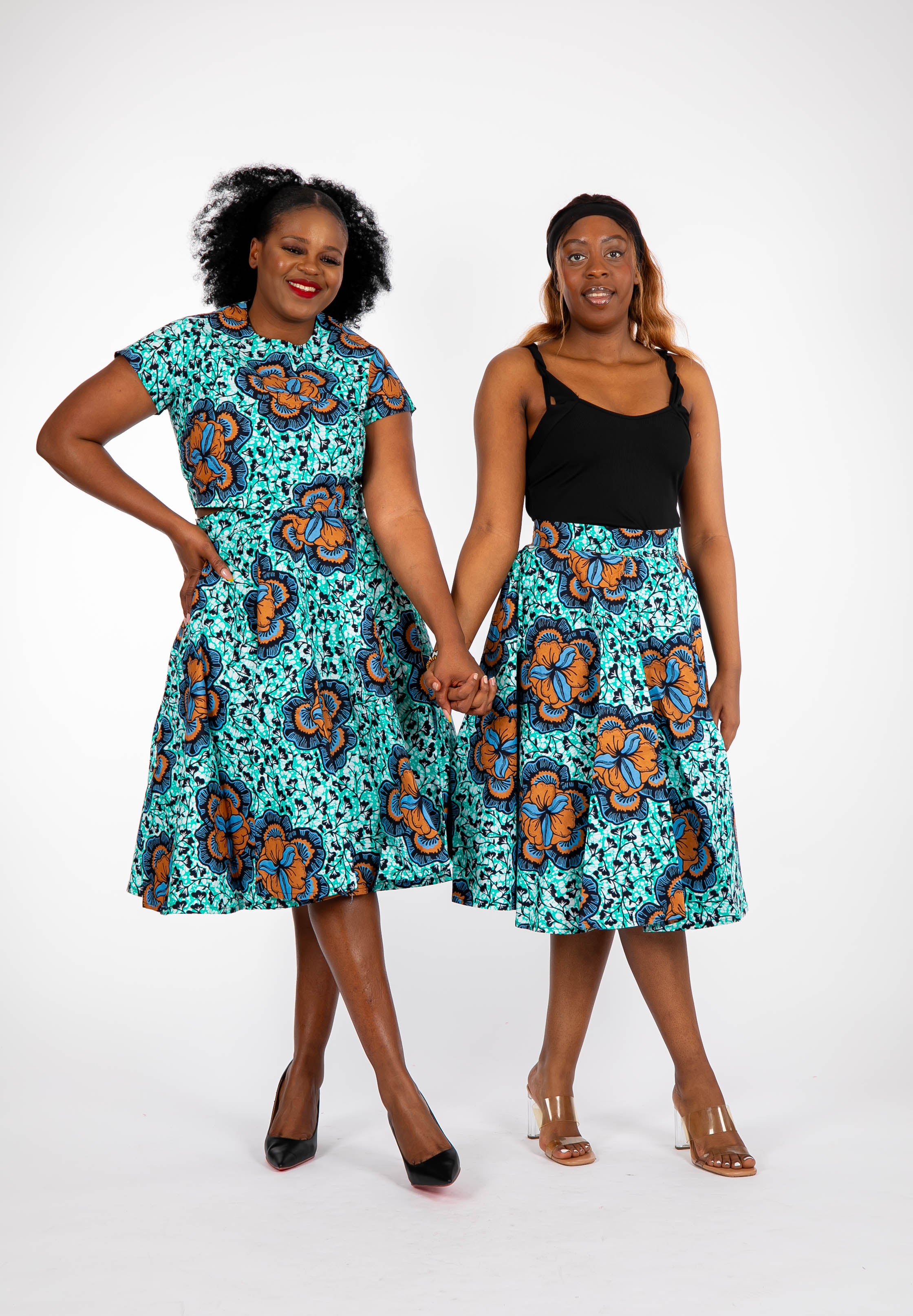 Amada African Print circle skirt