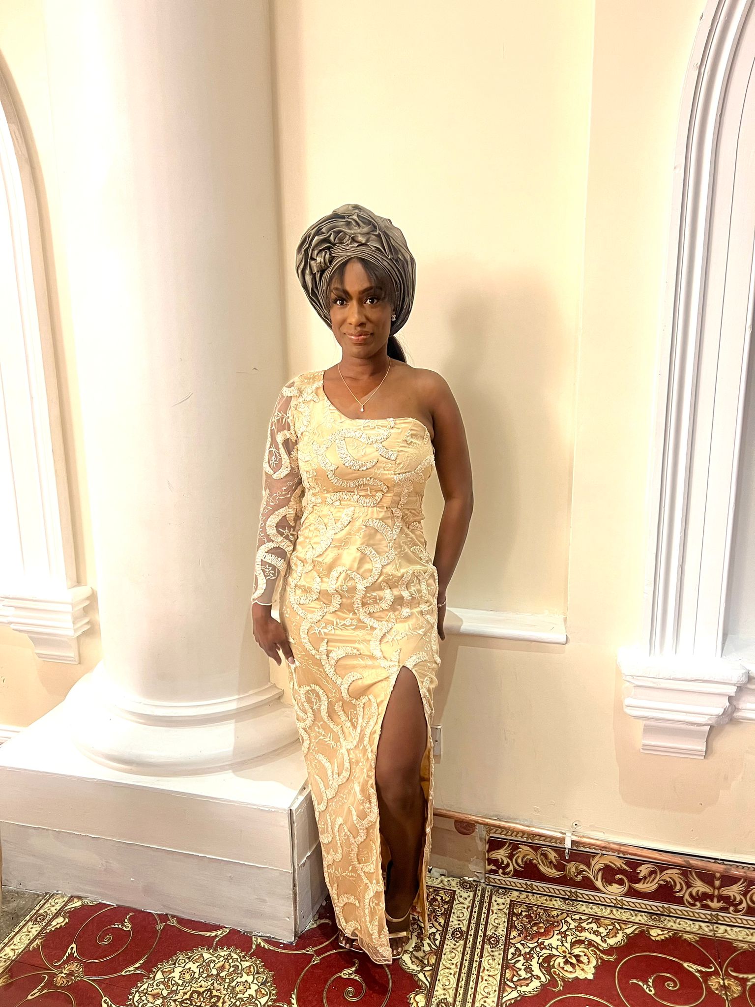 TemAD bespoke dress, wedding guest, aso ebi Bella, aso ebi style, aso ebi lace