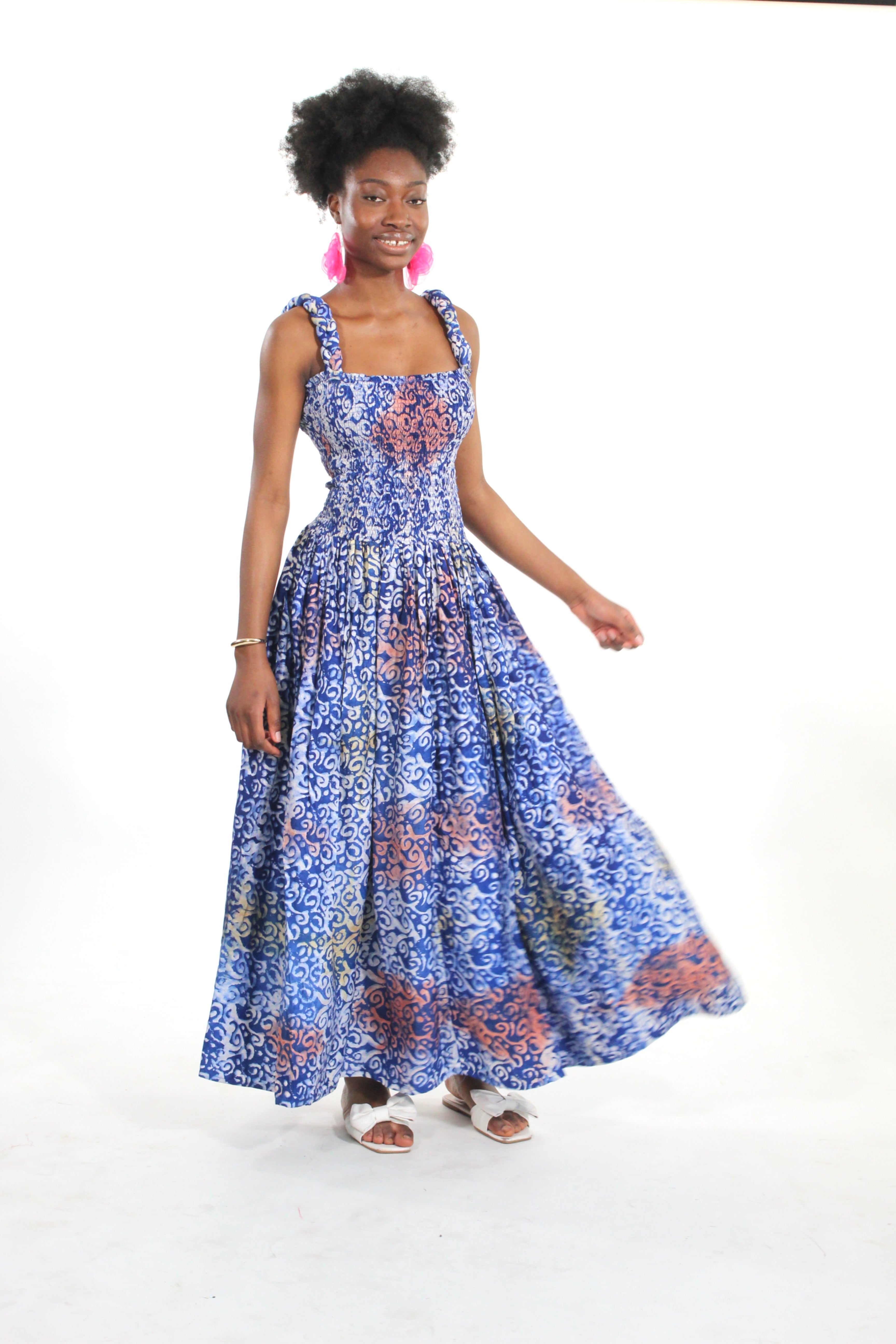 temad collections african print adire plaited spaghetti straps maxi a line dress, Stylish African print dresses, Modern African dresses, Ankara dress for ladies, Latest adire dresses, Long Ankara dresses, ankara dresses Uk. Adire dresses styles, stylish Ankara dresses, beautiful African dresses, African adire dresses for ladies, African dresses styles, adire print, ankara maxi dresses, Ankara blue dresses, Ankara short dresses, African maxi dress, , African midi dress, African maxi dress, latest maxi dress