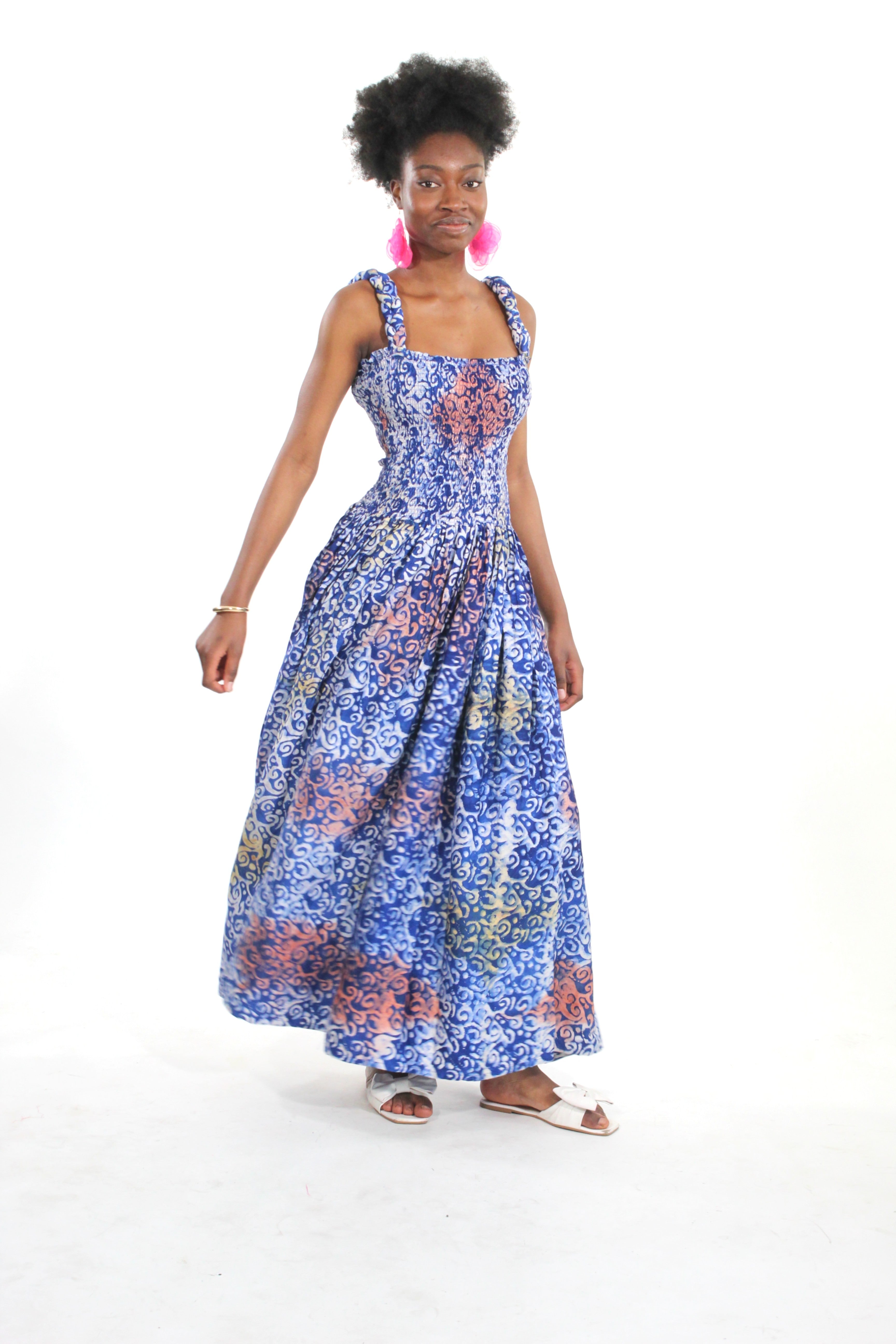 temad collections african print adire plaited spaghetti straps maxi a line dress, Stylish African print dresses, Modern African dresses, Ankara dress for ladies, Latest adire dresses, Long Ankara dresses, ankara dresses Uk. Adire dresses styles, stylish Ankara dresses, beautiful African dresses, African adire dresses for ladies, African dresses styles, adire print, ankara maxi dresses, Ankara blue dresses, Ankara short dresses, African maxi dress, , African midi dress, African maxi dress, latest maxi dress
