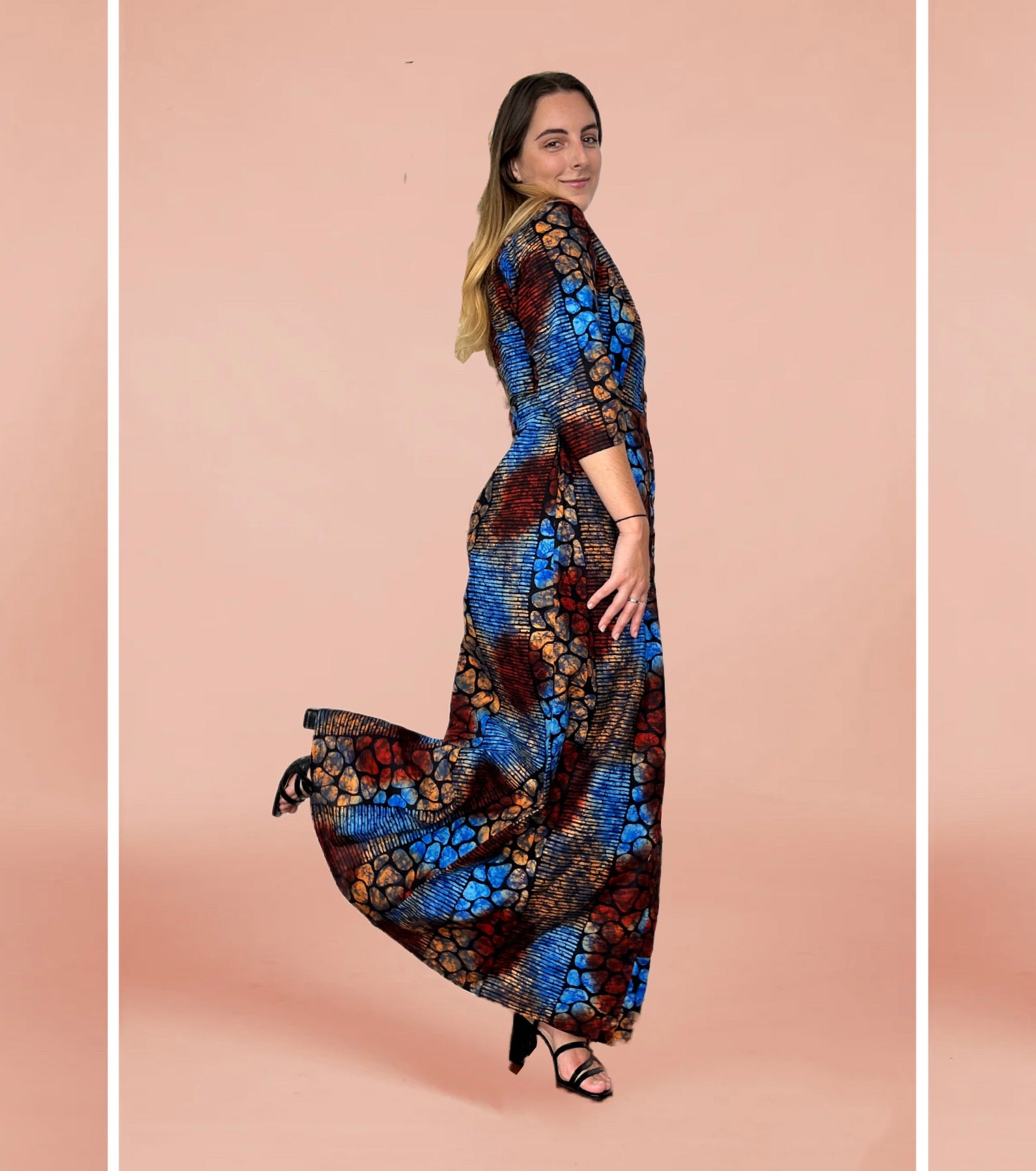 temad collections african print Estelle brown and blue maxi dress, Stylish African print dresses, Modern African dresses, Ankara dress for ladies, Latest Ankara dresses, Long Ankara dresses, ankara dresses Uk. Ankara dresses styles, stylish Ankara dresses, beautiful African dresses, African Ankara dresses for ladies, African dresses styles, ankara print, ankara maxi dresses,Ankara midi dresses, Ankara short dresses, African maxi dress, , African midi dress, , African short dress