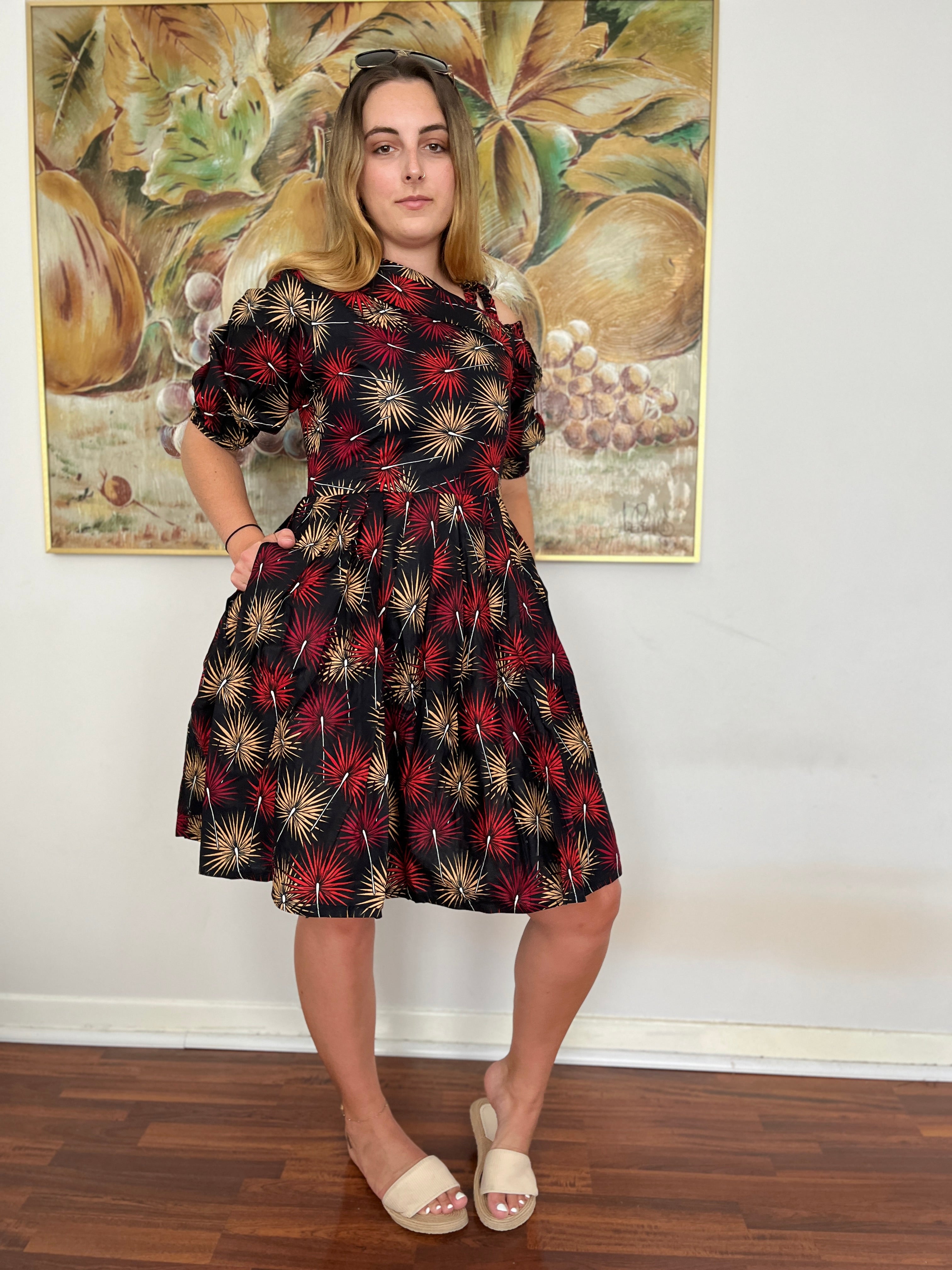 Temad collections african print ankara one shoulder puff sleeves midi dress,Stylish African print dresses, Modern African dresses, Ankara dress for ladies, Latest Ankara dresses, Long Ankara dresses, ankara dresses Uk. Ankara dresses styles, stylish Ankara dresses, beautiful African dresses, African Ankara dresses for ladies, African dresses styles, ankara print, ankara maxi dresses,Ankara midi dresses, Ankara short dresses, African maxi dress, , African midi dress, , African short dress