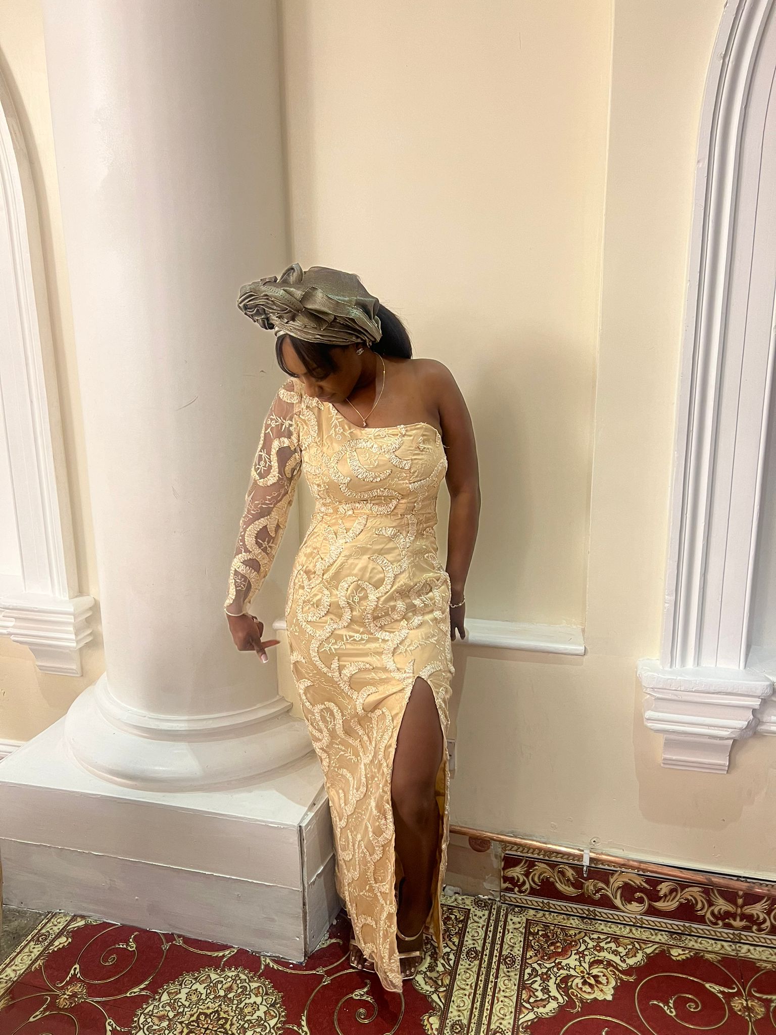 TemAD bespoke dress, wedding guest, aso ebi Bella, aso ebi style, aso ebi lace