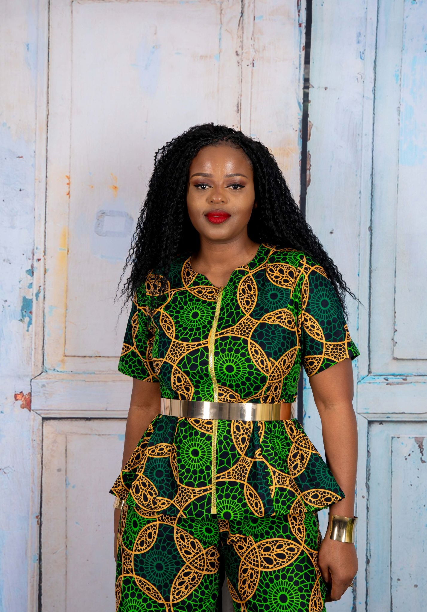 Temad collections Iwa african print ankara kimono palazzo, Stylish African print bottoms and tops, African print Ankara fabric, African trousers, African shirt , African blouse , African print casual palazzo , African shirt for ladies, African flared trousers, Ankara palazzo, Ankara shirt, Ankara shirt, latest Ankara shirt, african palazzo and tops, stylish african blouse, green shirt, green african print top