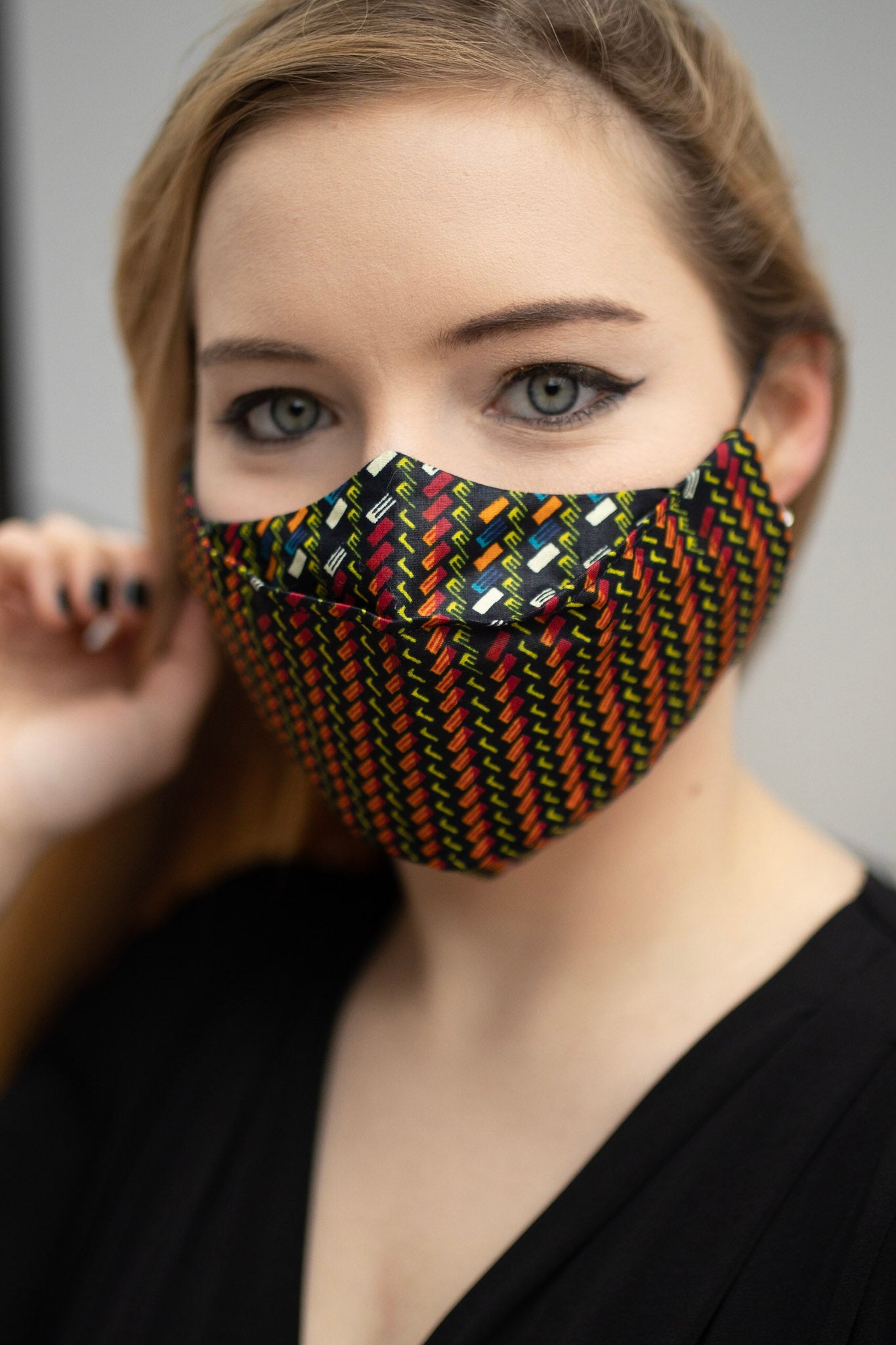 TemAD African  print Ankara Facemask in UK