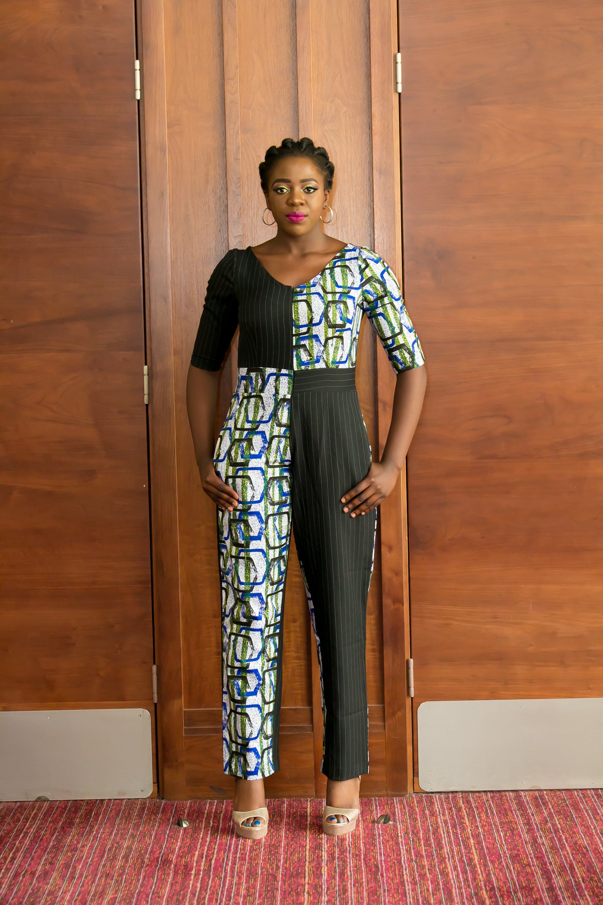 African print Ankara jumpsuit