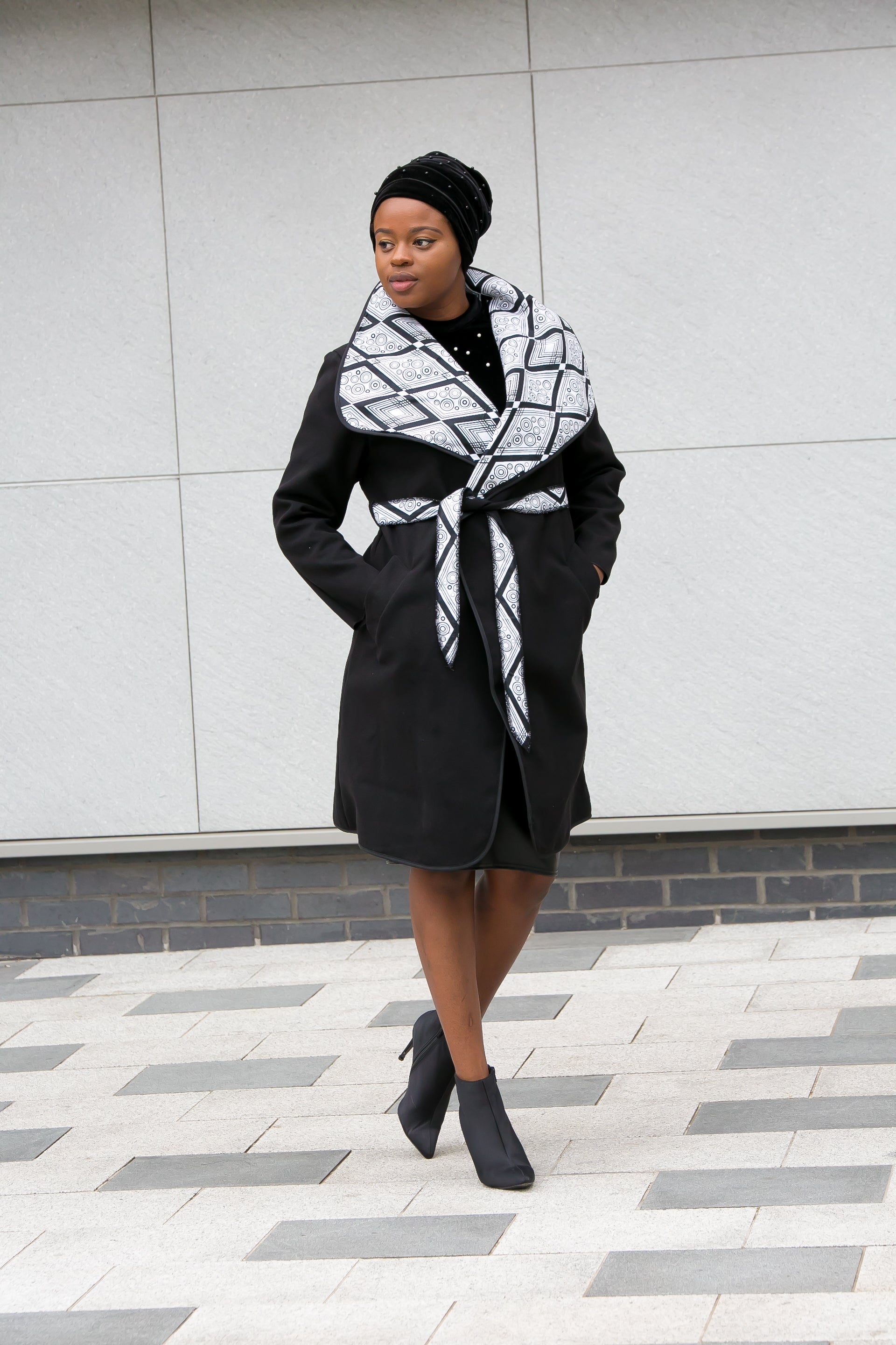 african print ankara coat