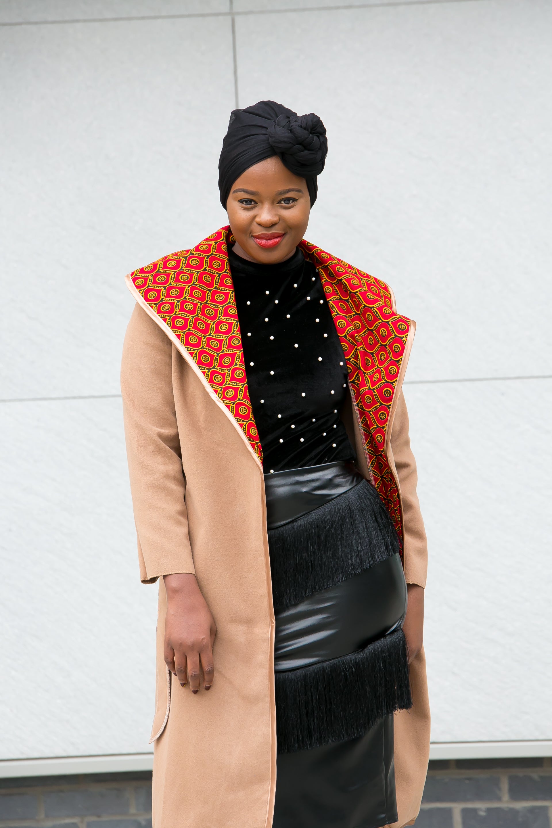 african print ankara coat