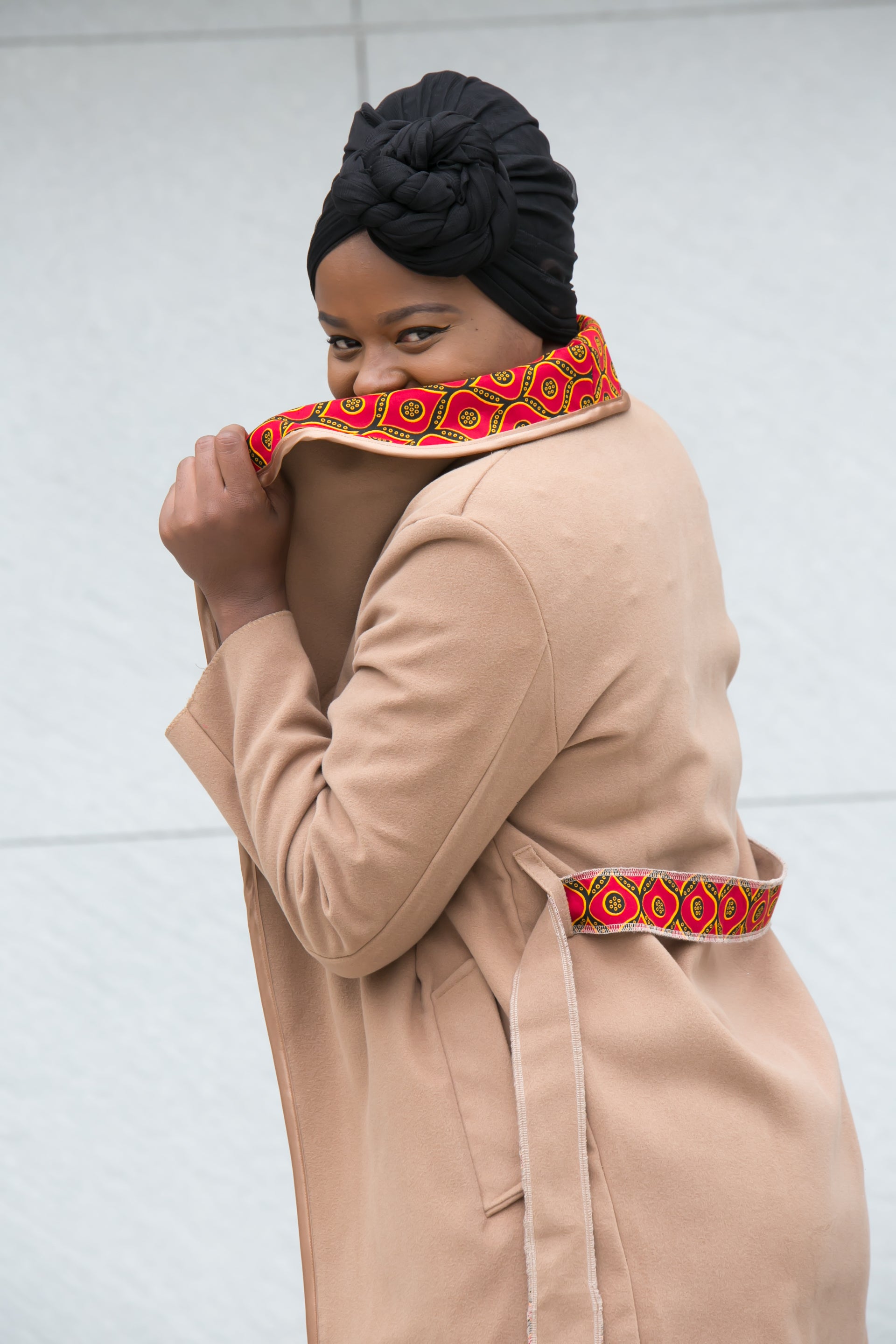 african print ankara coat