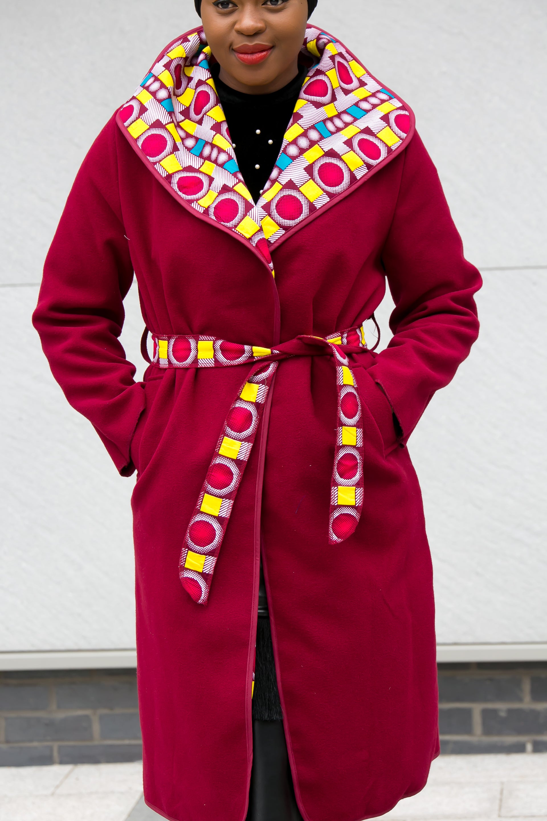 african print ankara coat