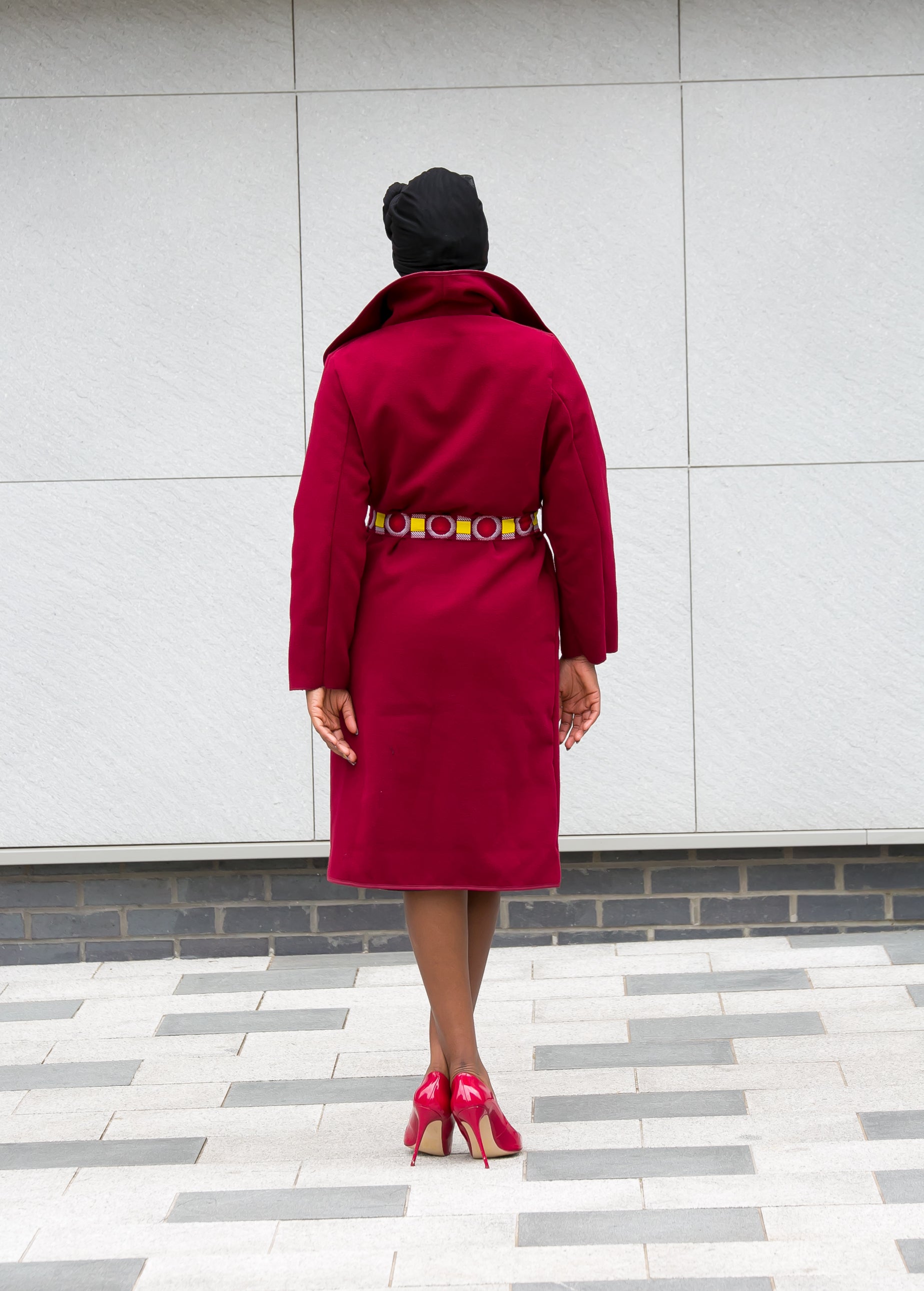 african print ankara coat