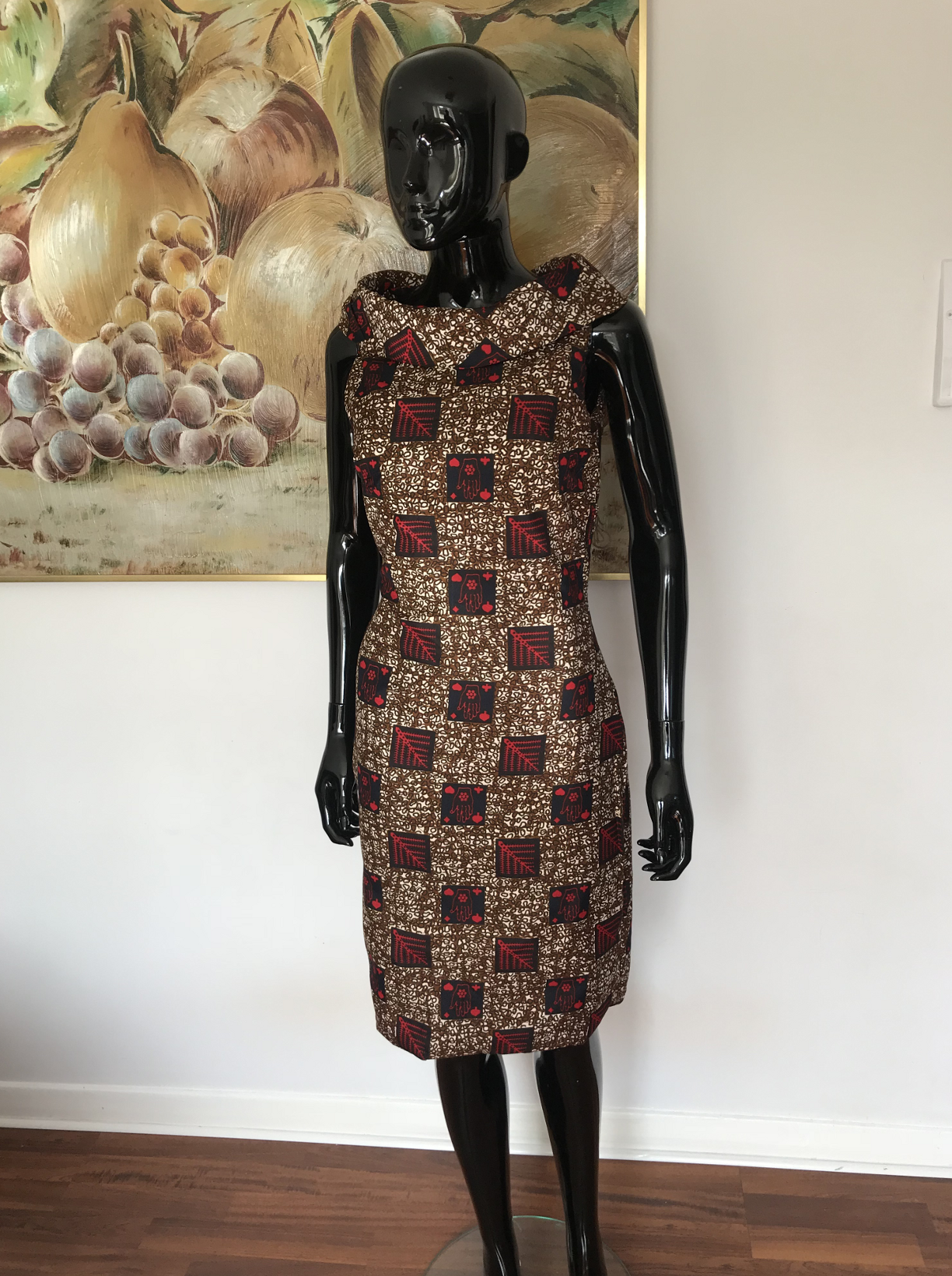 Ankara shift dress