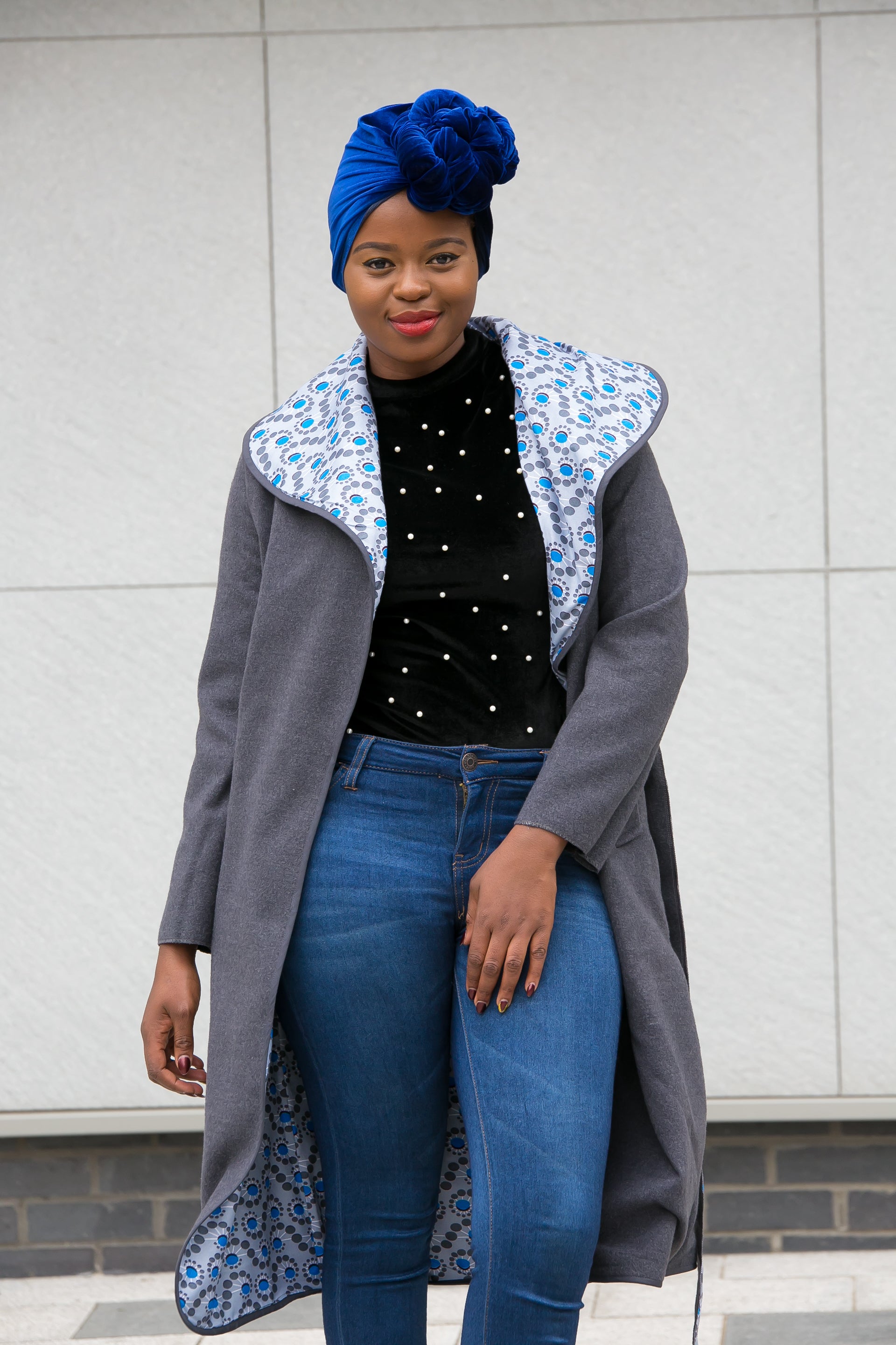 african print ankara coat