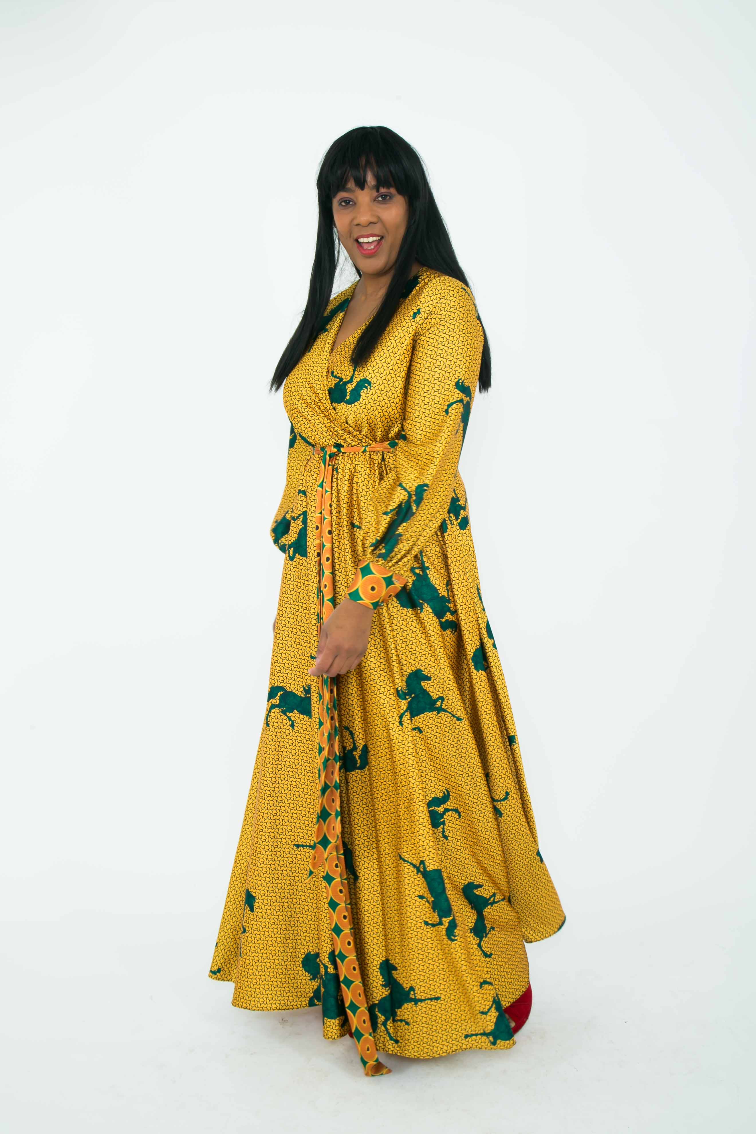 Christabel maxi dress - yellow