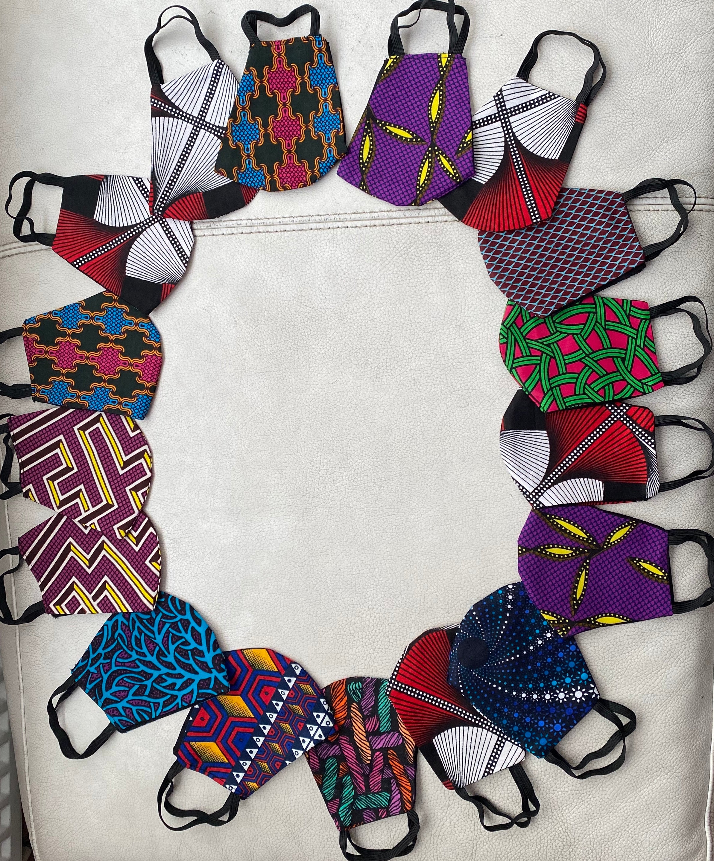african print ankara face mask