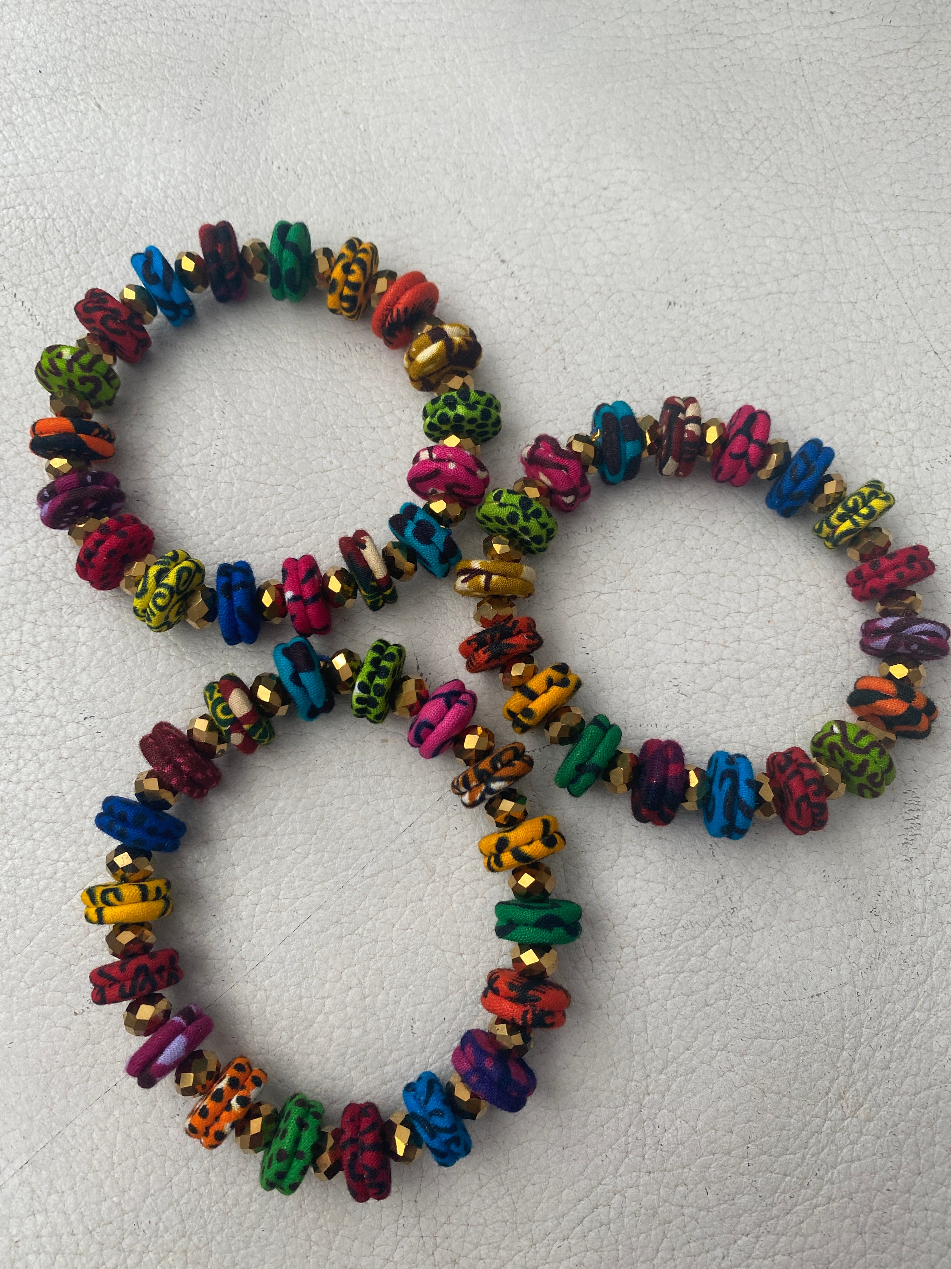 temad african print ankara bracelet