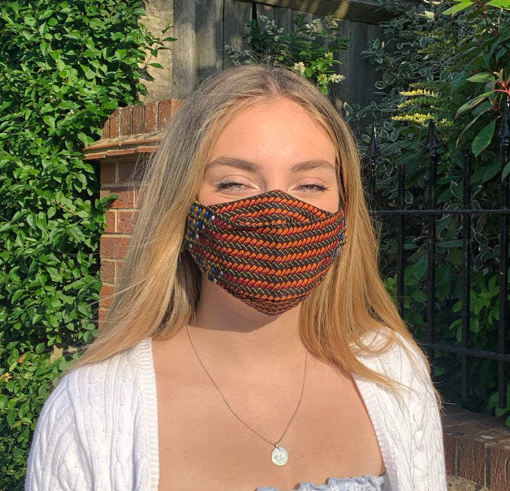 TemAD collections 3d african print ankara face mask made in uk