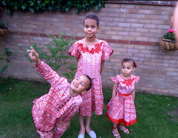 Baby dedication family outfit