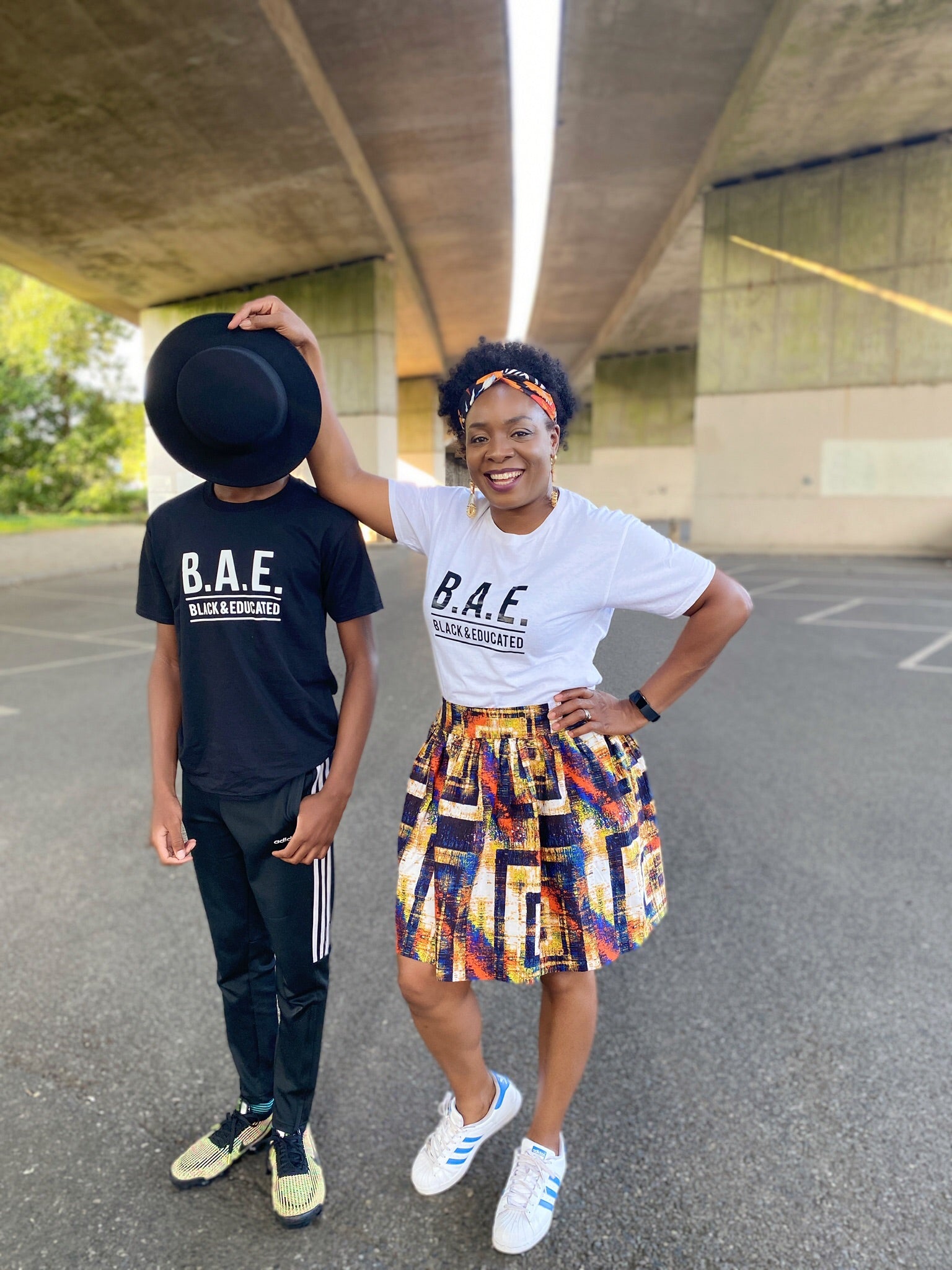 BAE collection temad tshirt african print ankara face 3d tshirt