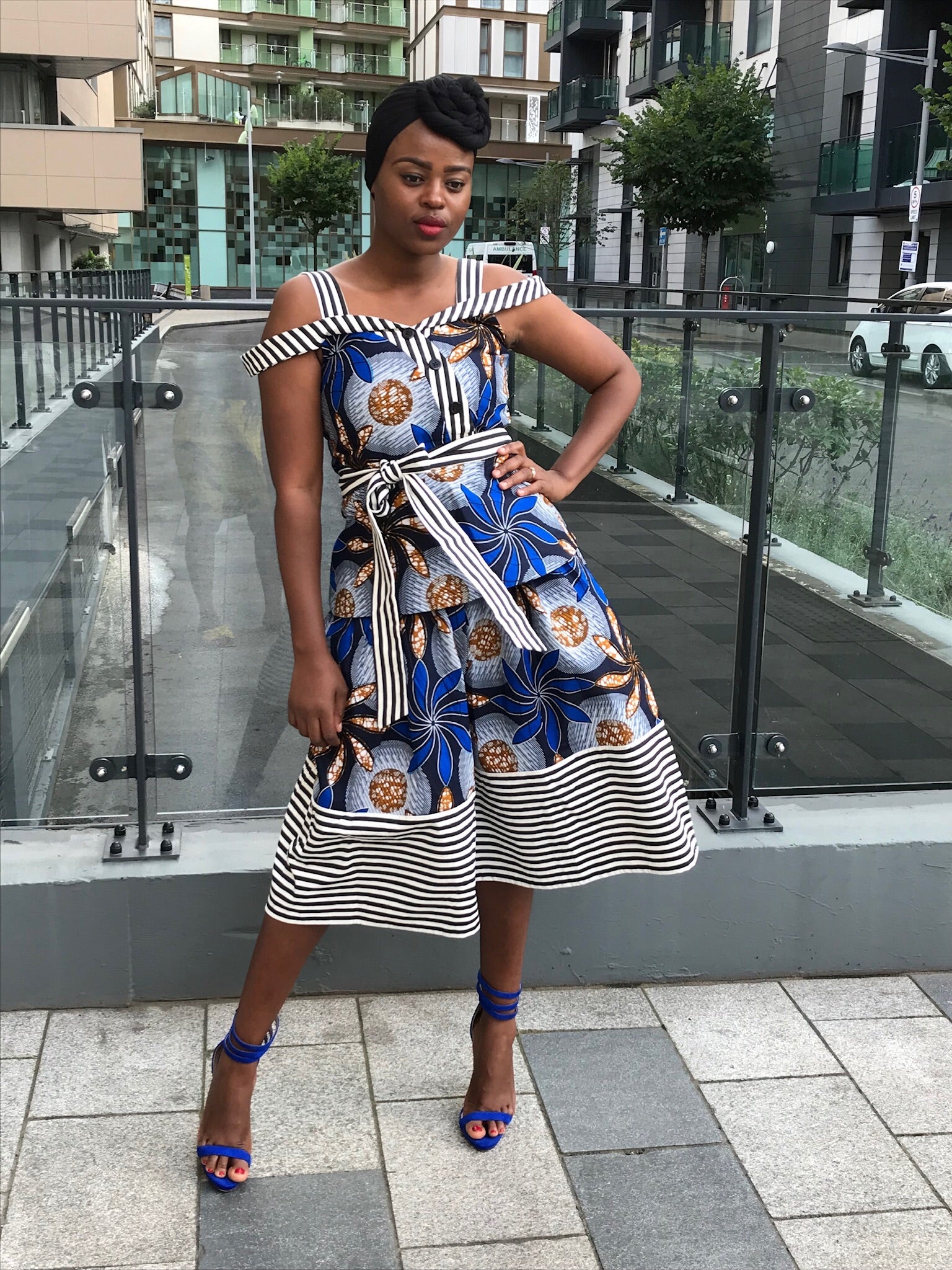 African print Ankara skirt and top