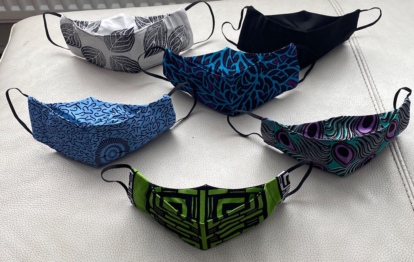 african temad collections african print ankara facemask print ankara face mask