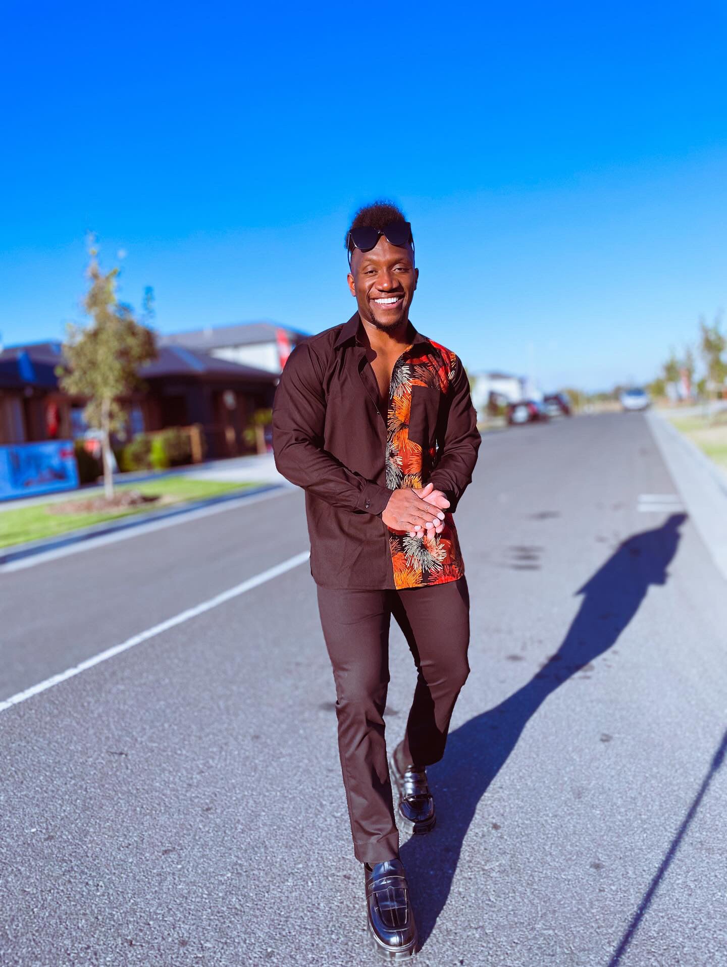 temad collections African print Ankara shirt for men, ankara long sleeve shirt