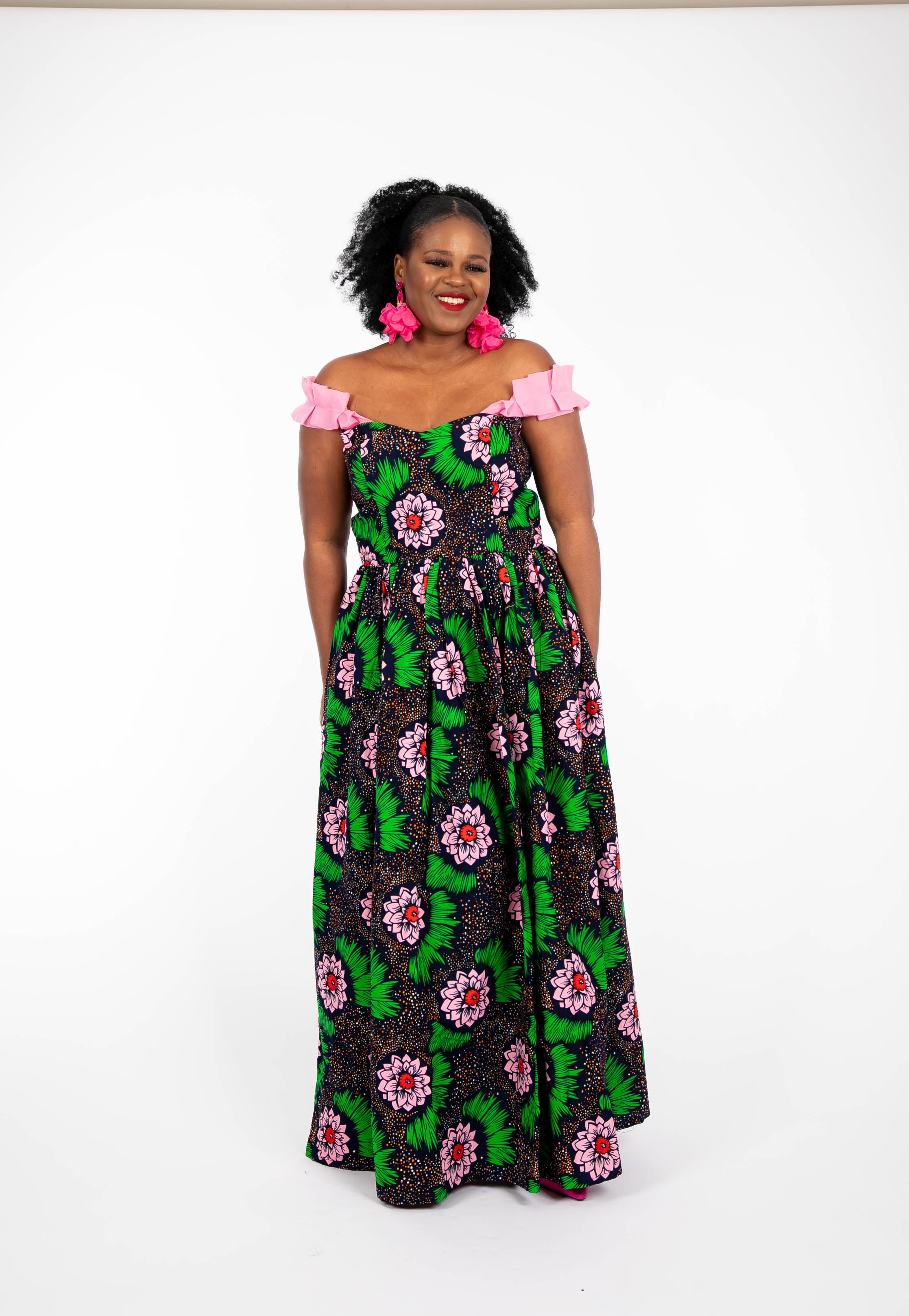 Temad collections  african print ankara Dulce maxi dress,Stylish African print dresses, Modern African dresses, Ankara dress for ladies, Latest Ankara dresses, Long Ankara dresses, ankara dresses Uk, Ankara dresses styles, stylish Ankara dresses, beautiful African dresses, African Ankara dresses for ladies, African dresses styles, ankara print, ankara maxi dresses,Ankara midi dresses, pink african print dresses, African print dress with pockets, Green african print maxi dress, African maxi dress 