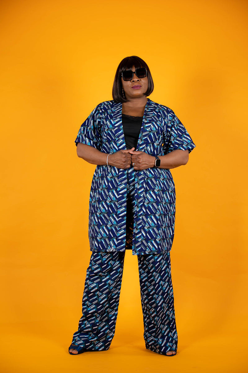 temad collection african print ankara kimono palazzo