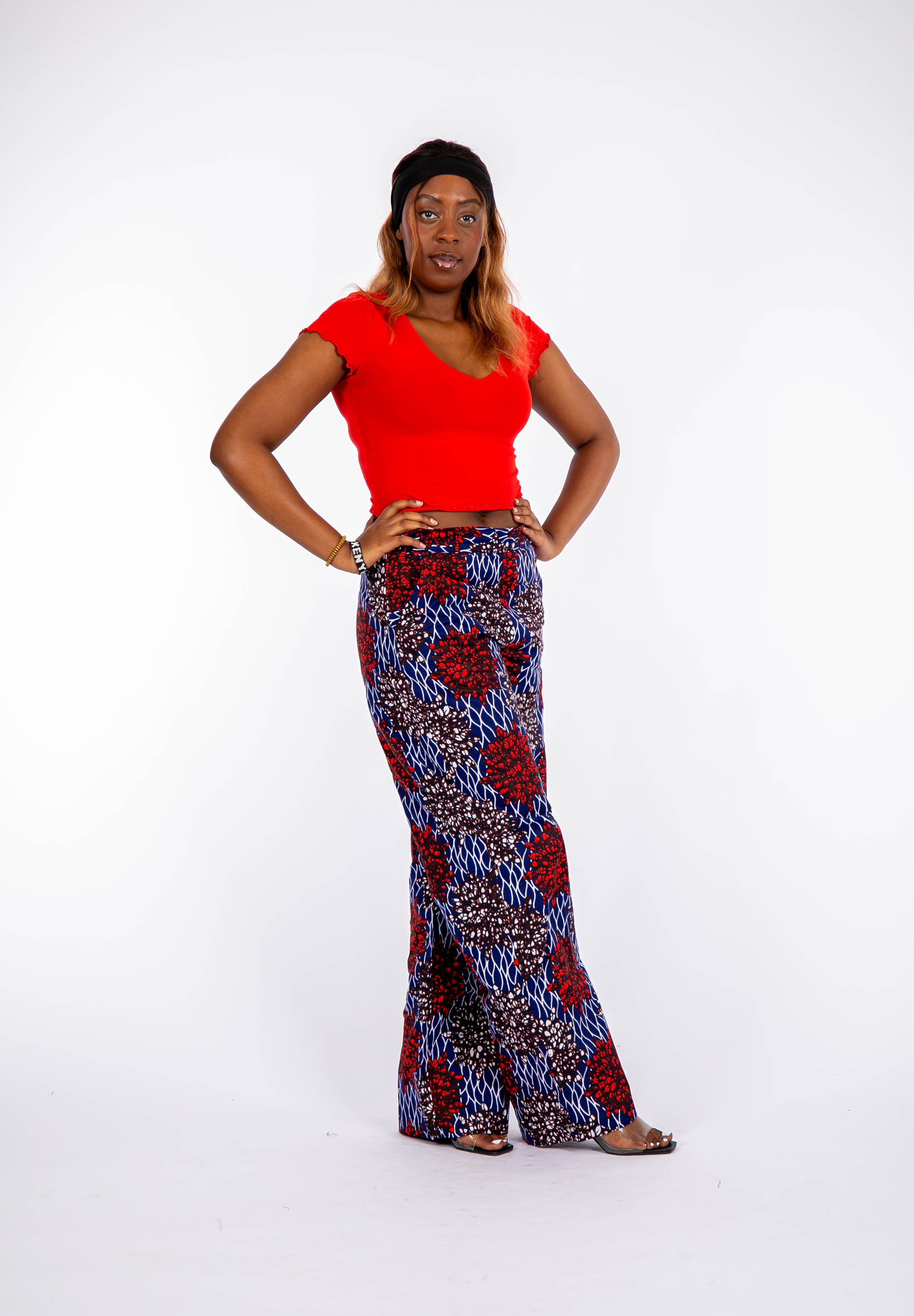 Temad collections african print ankara kimono palazzo, Stylish African print bottoms and tops, African print Ankara fabric, African trousers, African palazzo , African pants , African print casual palazzo , African trousers for ladies, African flared trousers, Ankara palazzo, Ankara trousers, Ankara pants, latest Ankara palazzo, african palazzo and tops, stylish african trousers, red palazzo 