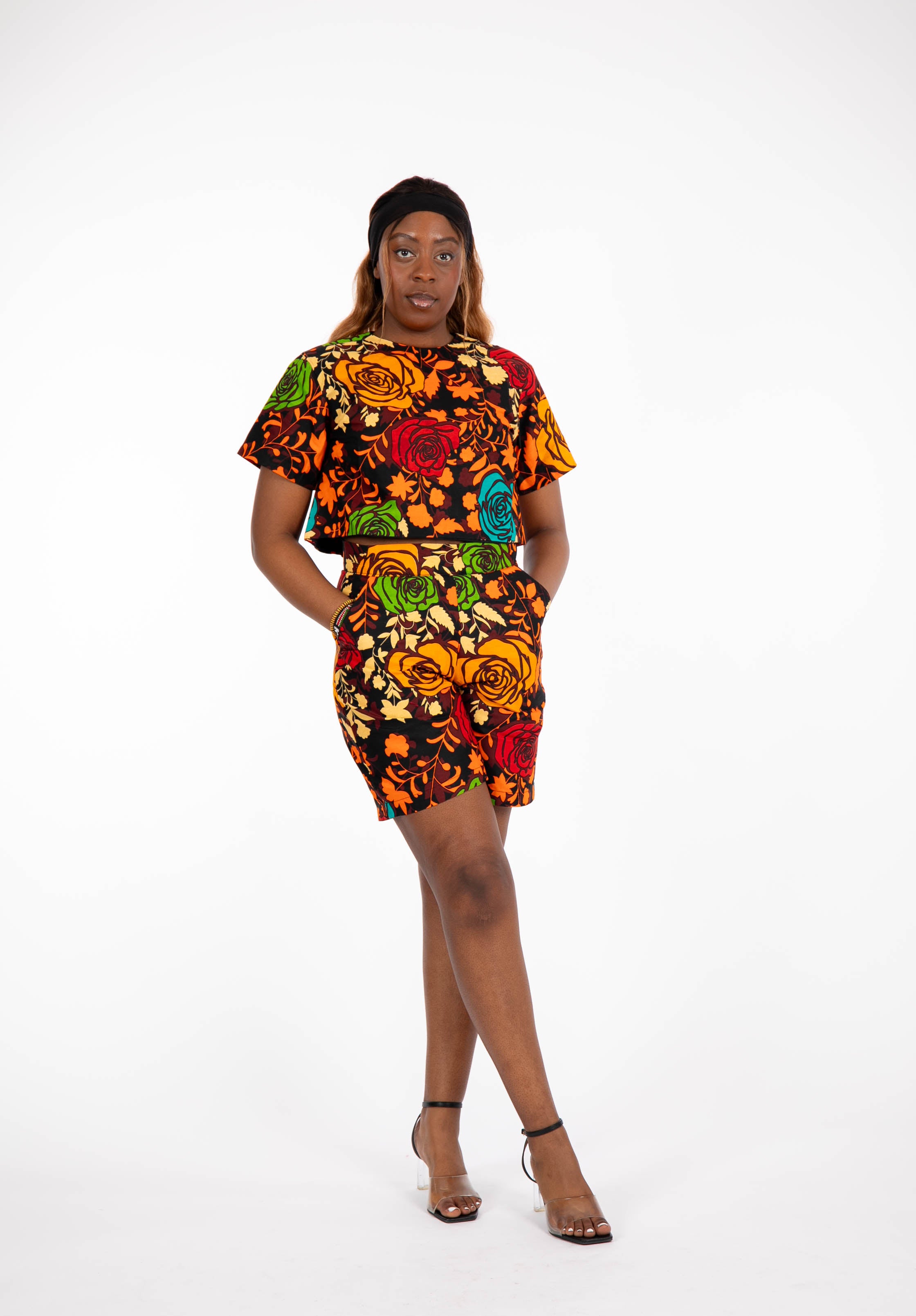 Temad collections Bombon  african print ankara shorts and top, Stylish African print bottoms and tops, African print Ankara fabric, African shorts, African shorts , African shorts , African print casual palazzo , African shorts for ladies, African flared trousers, Ankara shorts, Ankara top, Ankara crop top, latest Ankara shorts, african floral shorts and tops, stylish african shorts,  african crop top matching shorts