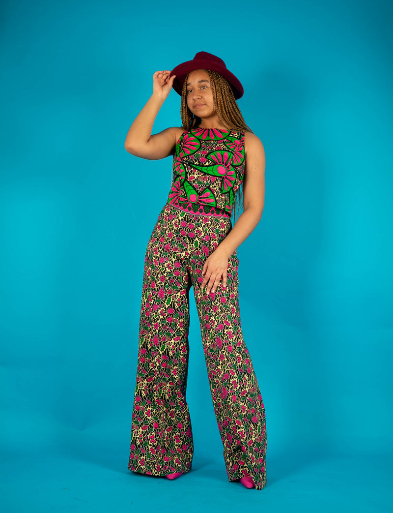 temad collections african print ankara pink barbie palazzo trousers