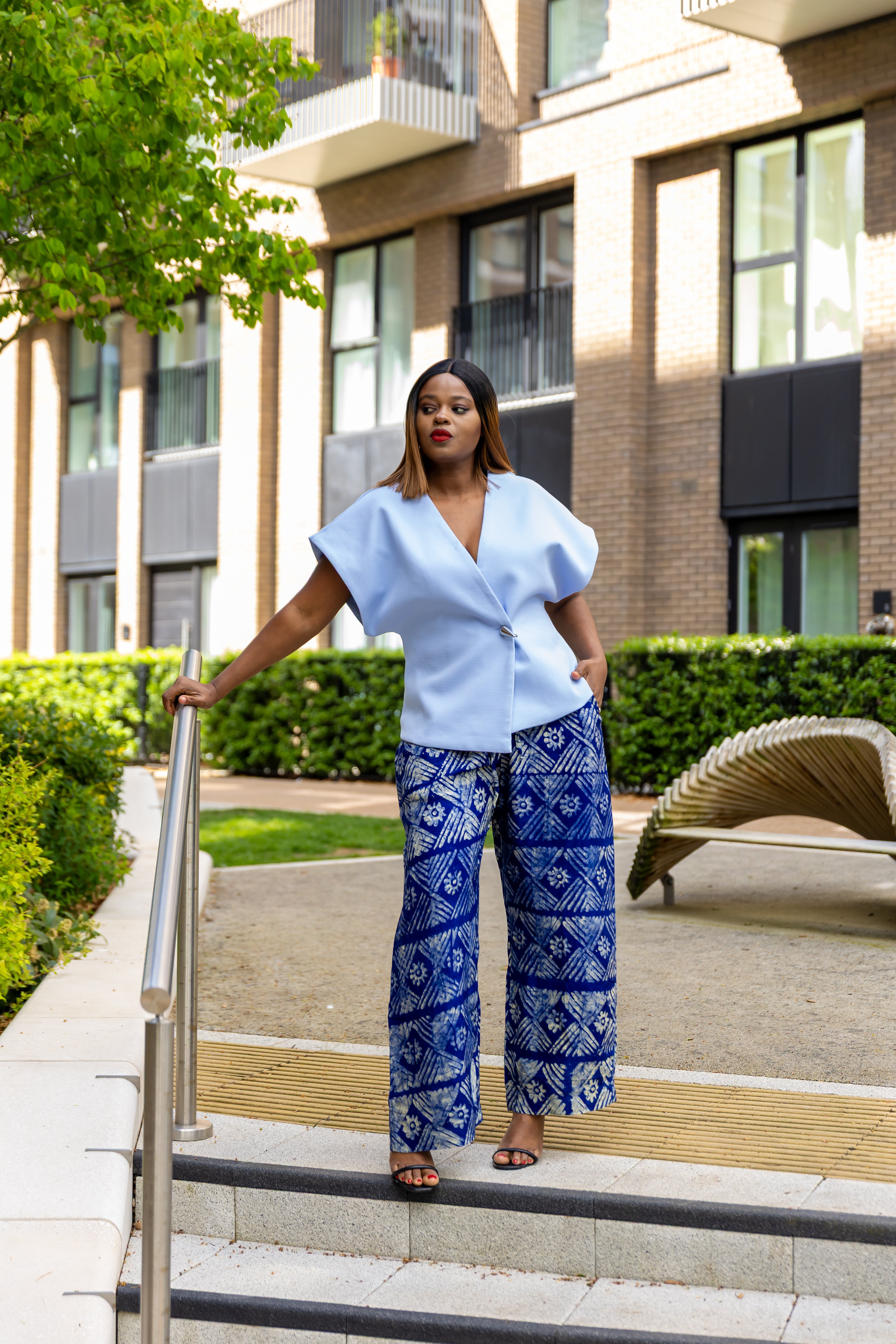 Temad collections asake african print adire kimono palazzo, Stylish African print bottoms and tops, African print Ankara fabric, African trousers, African shirt , African blouse , African print casual palazzo , African shirt for ladies, African flared trousers, adire palazzo, Ankara shirt, Ankara shirt, latest adire  shirt, african palazzo and tops, stylish african blouse, green adire palazzo, green african print top, blue adire palazzo, purple adire palazzo, red adire palazzo, green adire palazzo