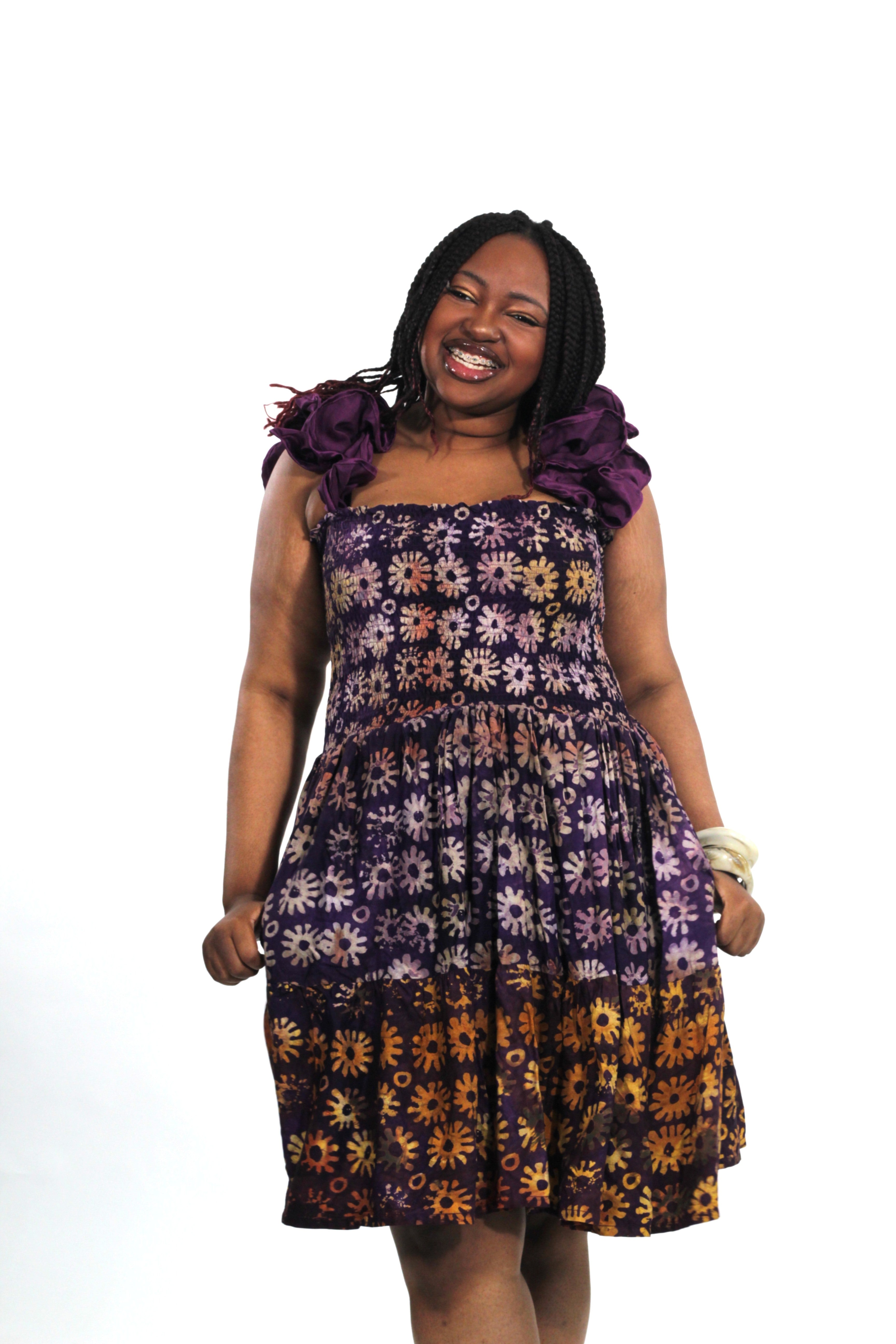 temad collections african print adire patches ruffle straps mini a line dress, Stylish African print dresses, Modern African dresses, Ankara dress for ladies, Latest adire dresses, short Ankara dresses, ankara dresses Uk. Adire dresses styles, stylish Ankara dresses, beautiful African dresses, African Ankara dresses for ladies, African dresses styles, adire print, ankara mini dresses,Ankara blue dresses, Ankara short dresses, African maxi dress, , African mini dress, , African short dress, latest africa