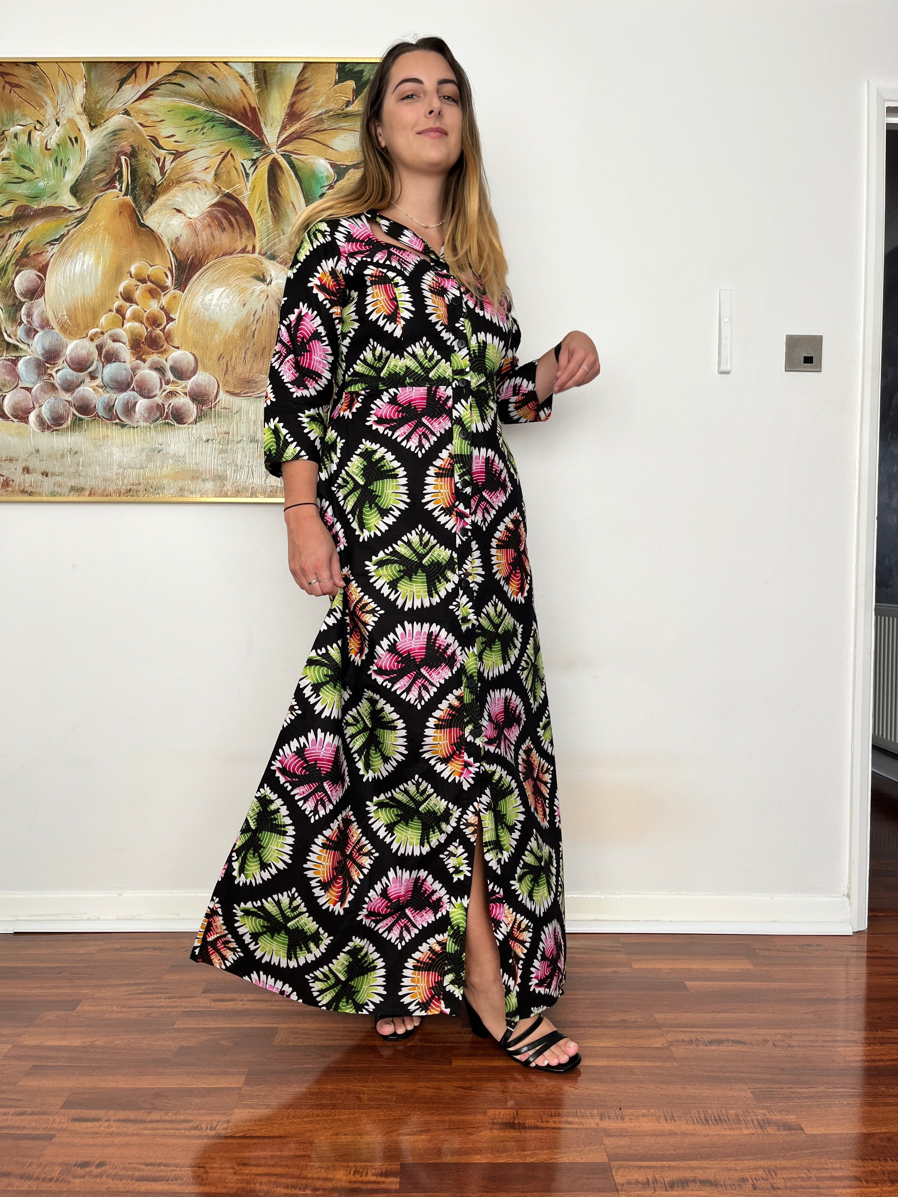 temad collections african print Estelle pink and green maxi dress, Stylish African print dresses, Modern African dresses, Ankara dress for ladies, Latest Ankara dresses, Long Ankara dresses, ankara dresses Uk. Ankara dresses styles, stylish Ankara dresses, beautiful African dresses, African Ankara dresses for ladies, African dresses styles, ankara print, ankara maxi dresses,Ankara midi dresses, Ankara short dresses, African maxi dress, , African midi dress, , African short dress 