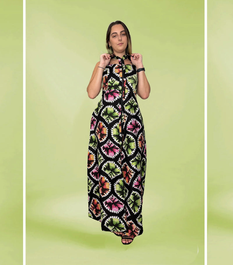 temad collections african print estella sleeveless maxi dress