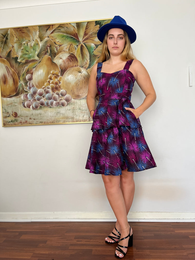 Temad collections african print ankara isimi midi dress