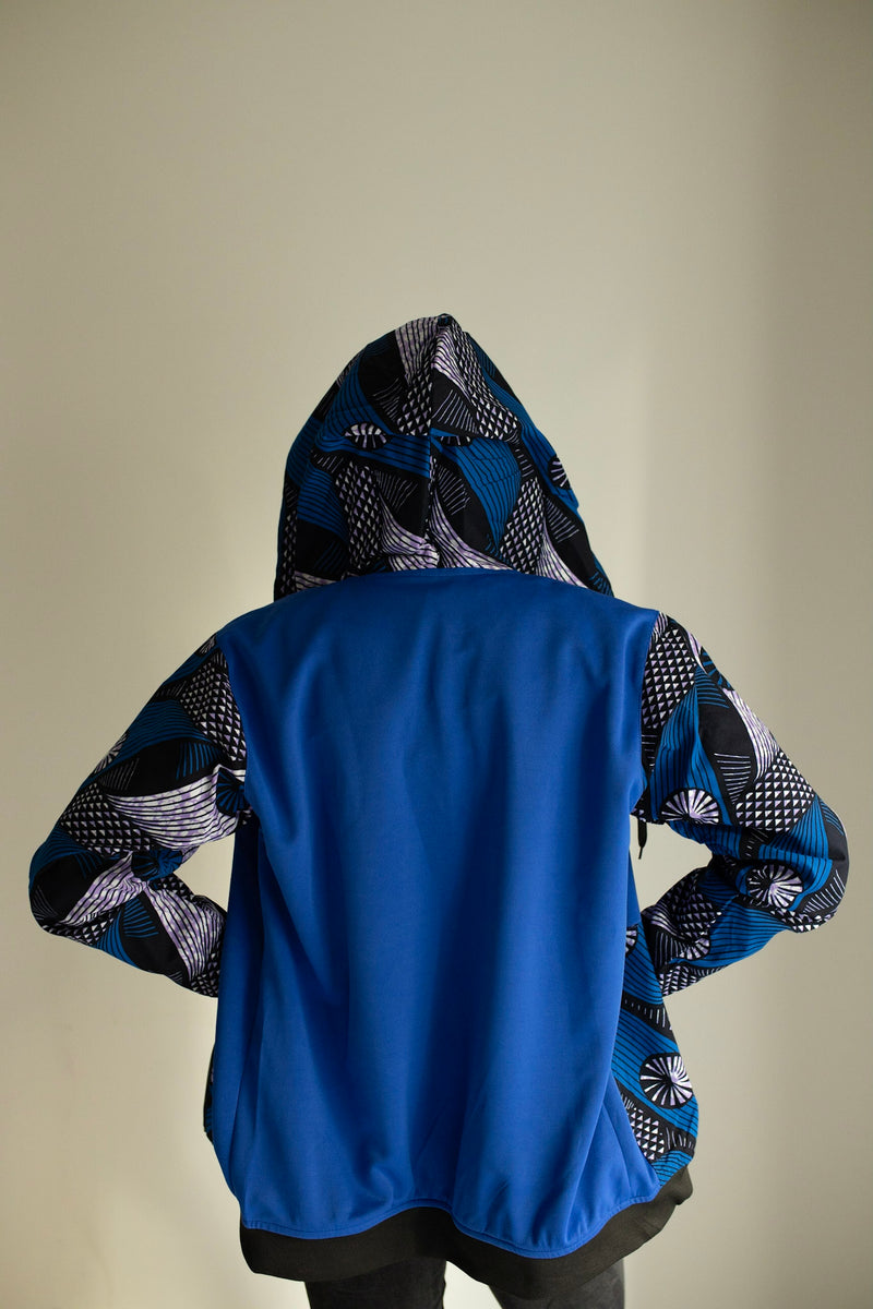 Ankara African print bomber jacket