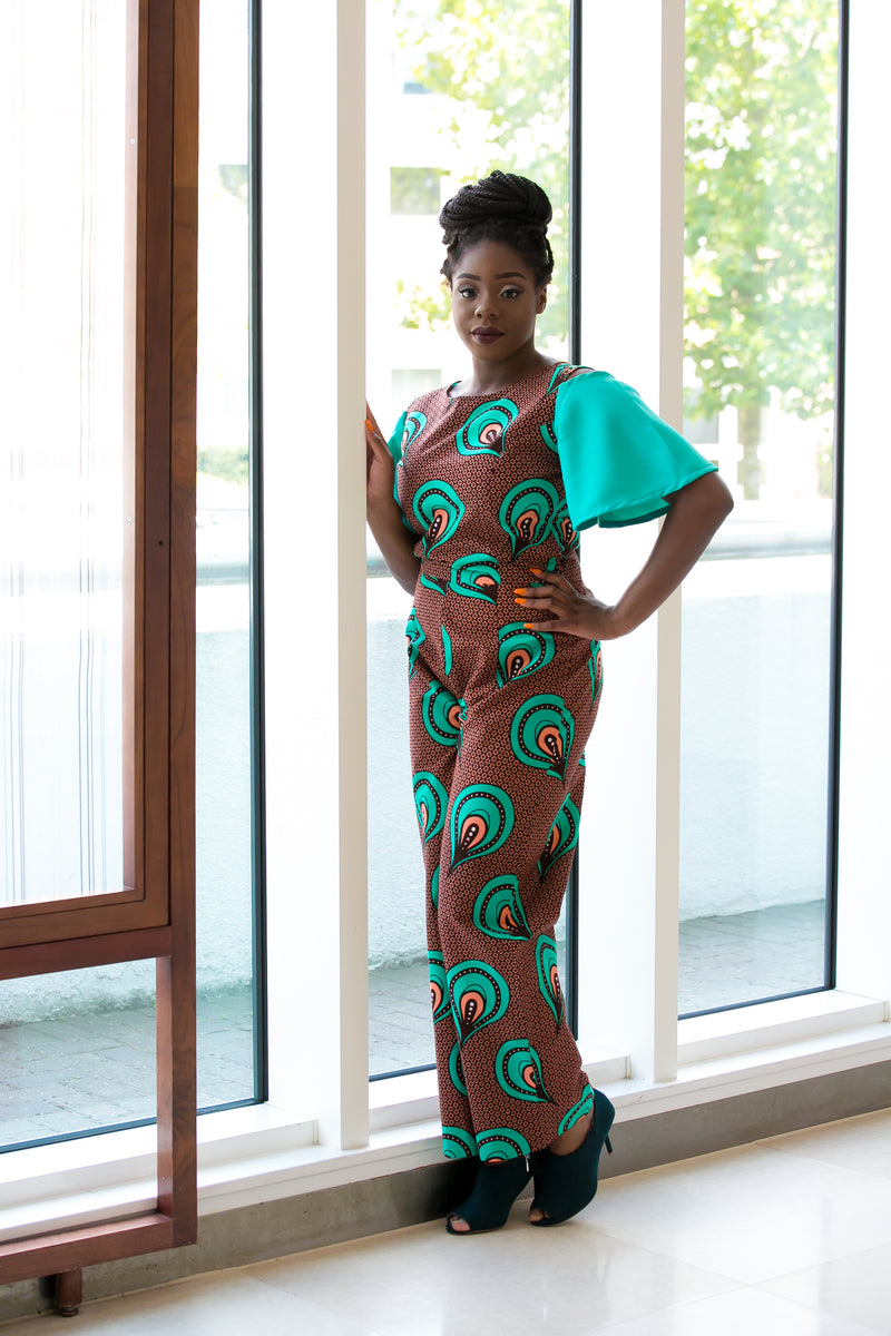 Ferrate blue jumpsuit
