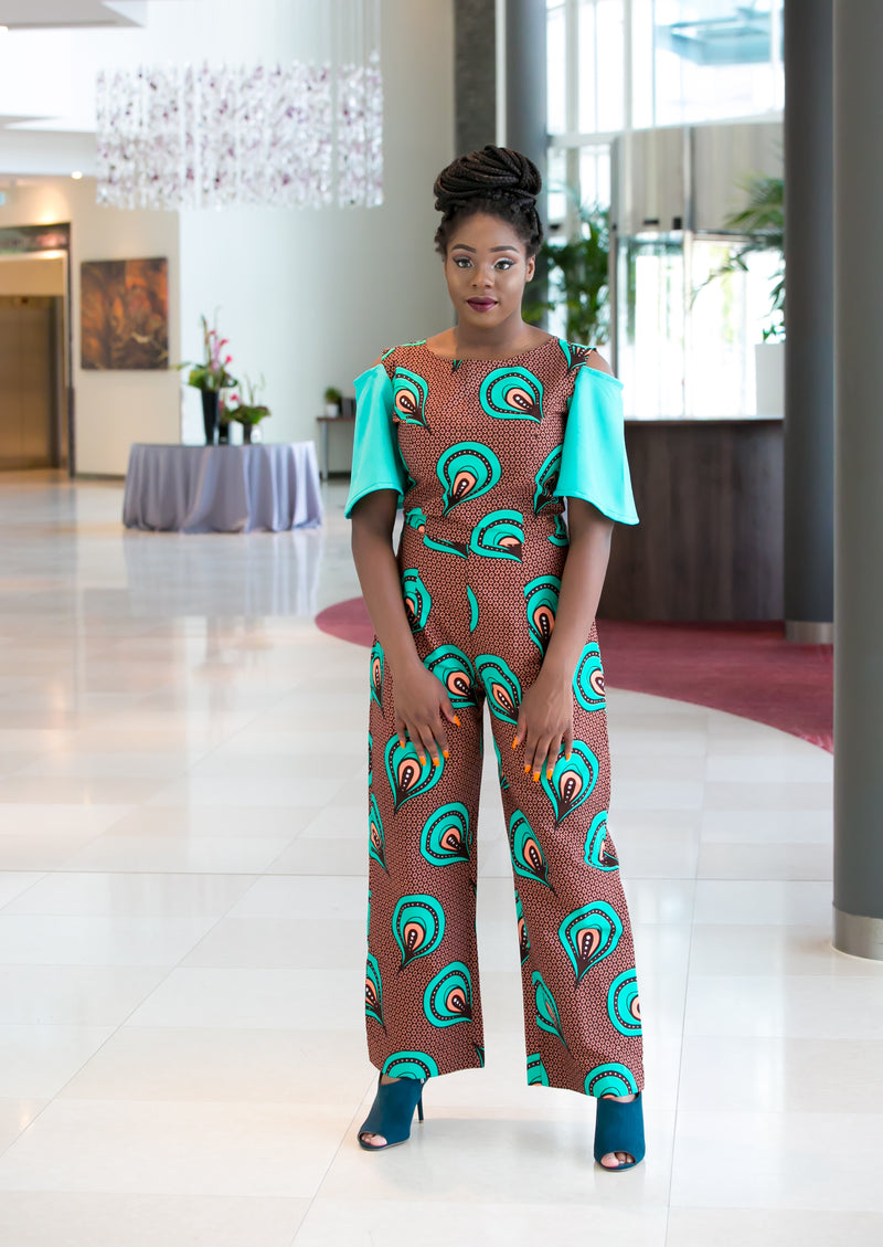 Ferrate blue jumpsuit